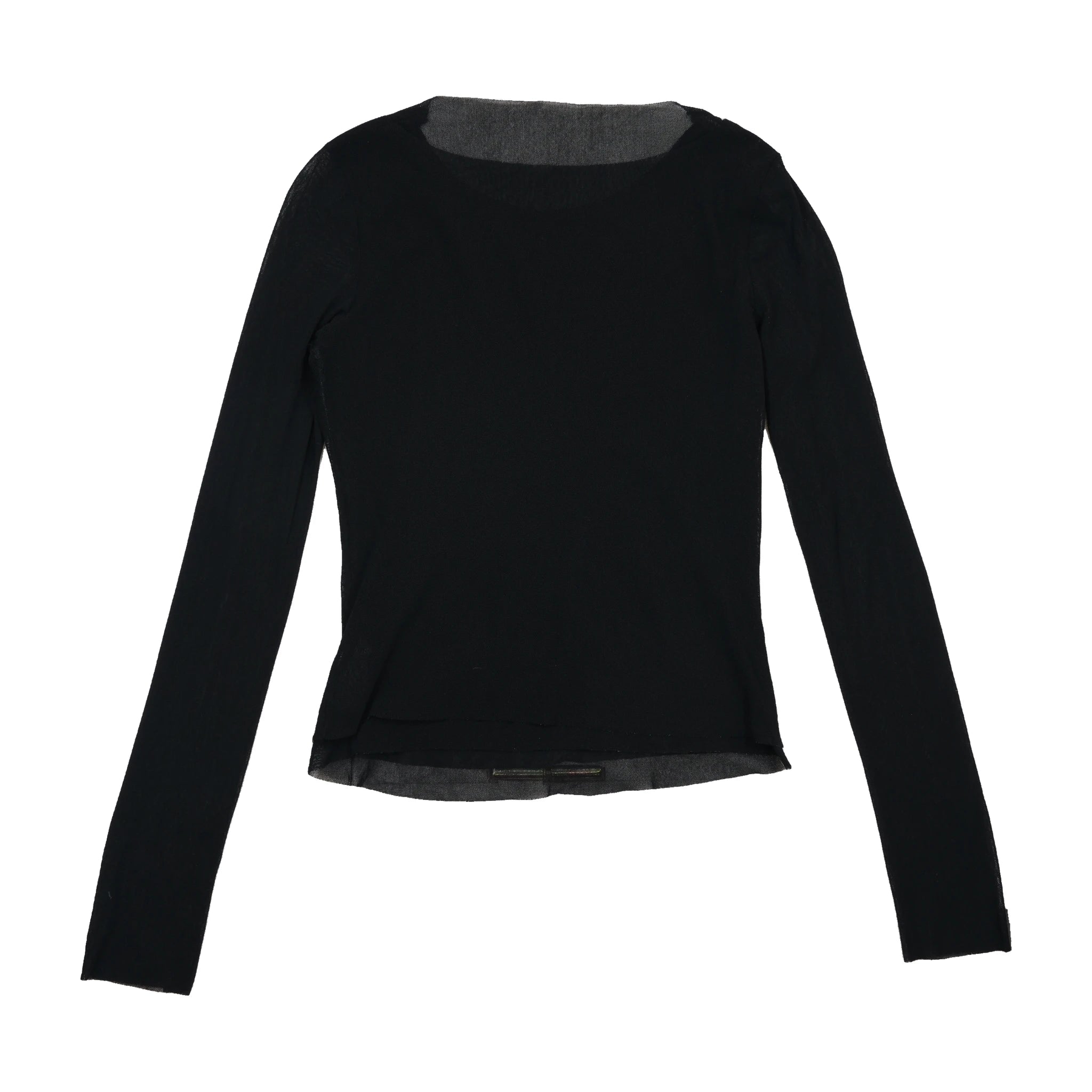 Black Sequin Motif Blouse