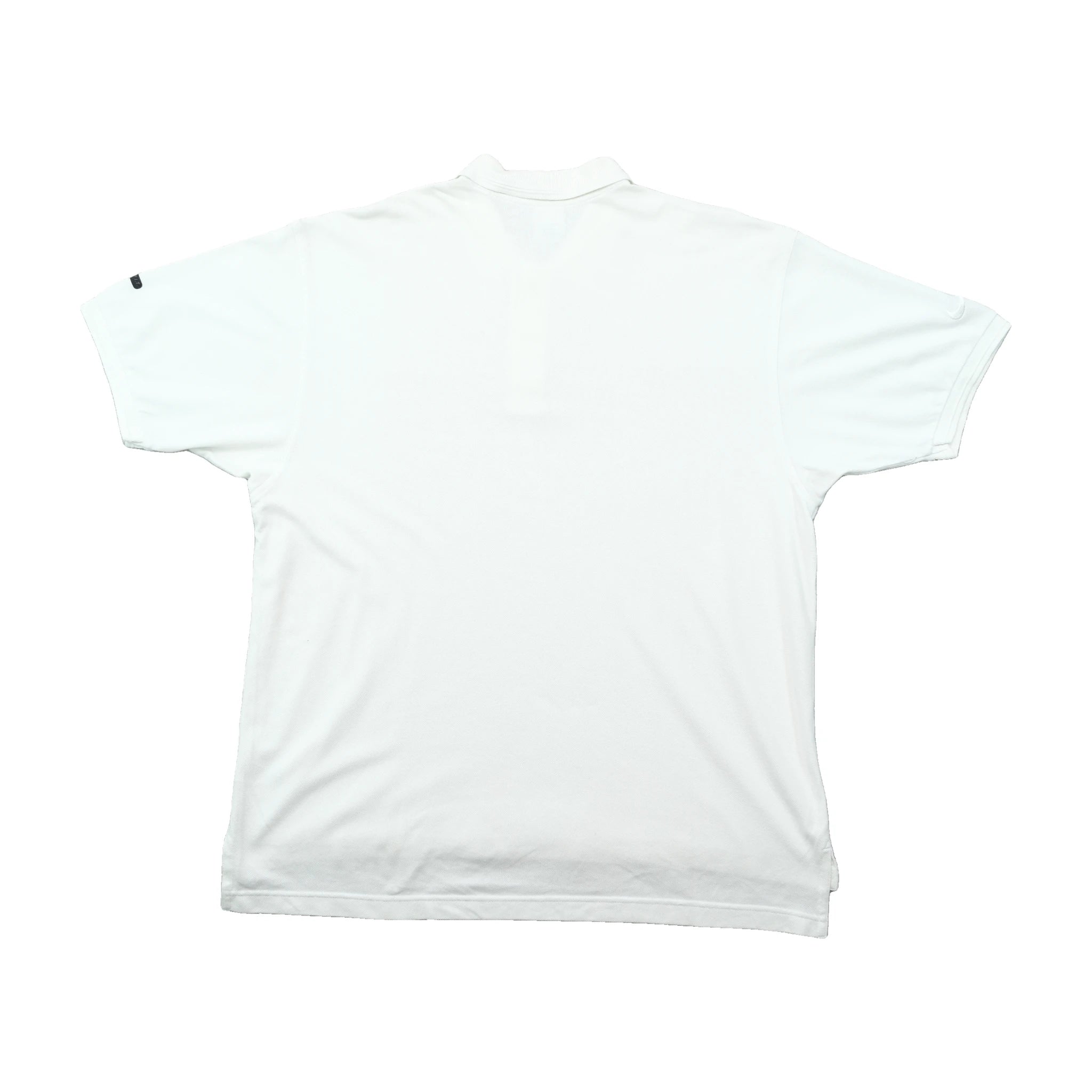 Nike White Embroidered Logo Polo Shirt
