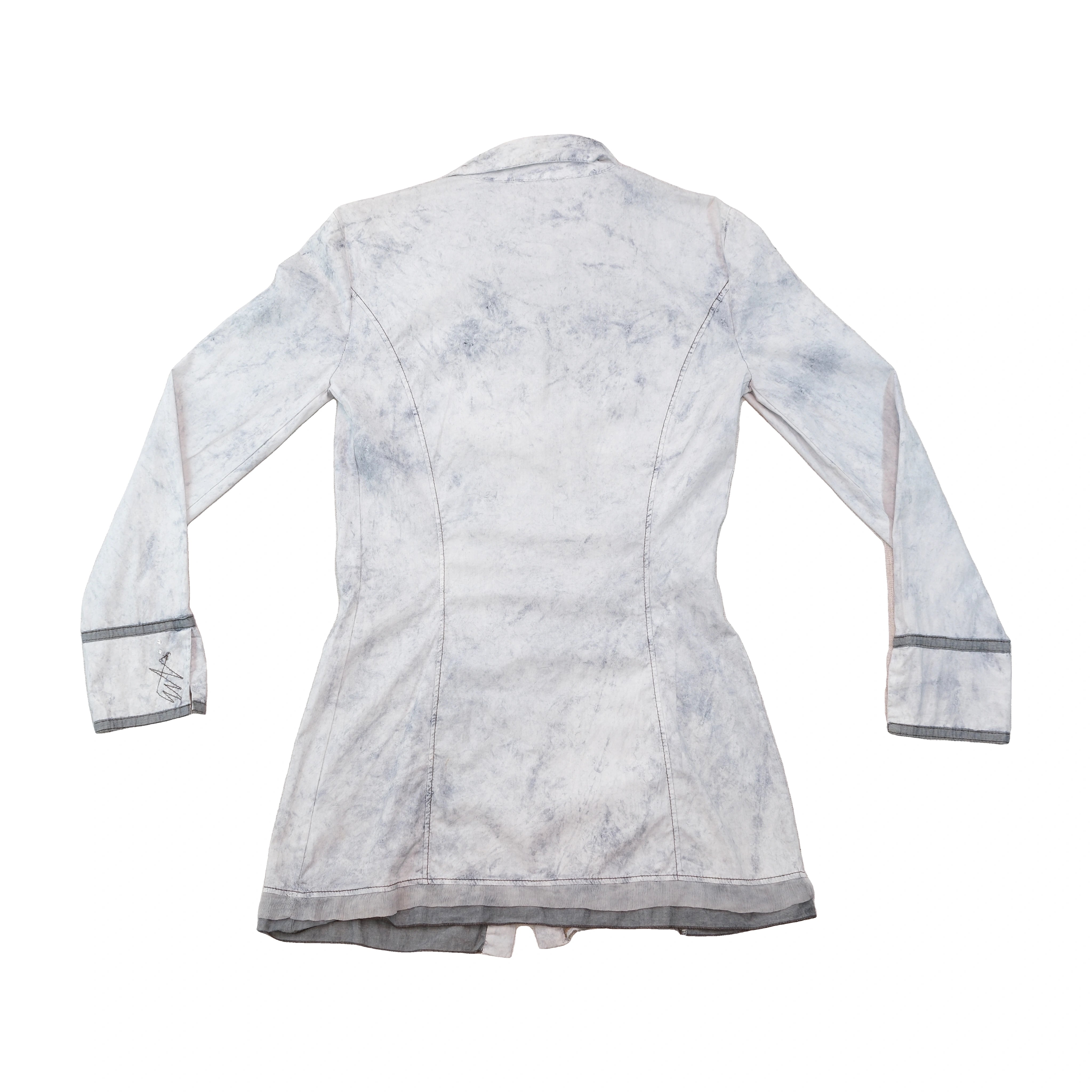 Elly Embroidered Studded Button Up Shirt