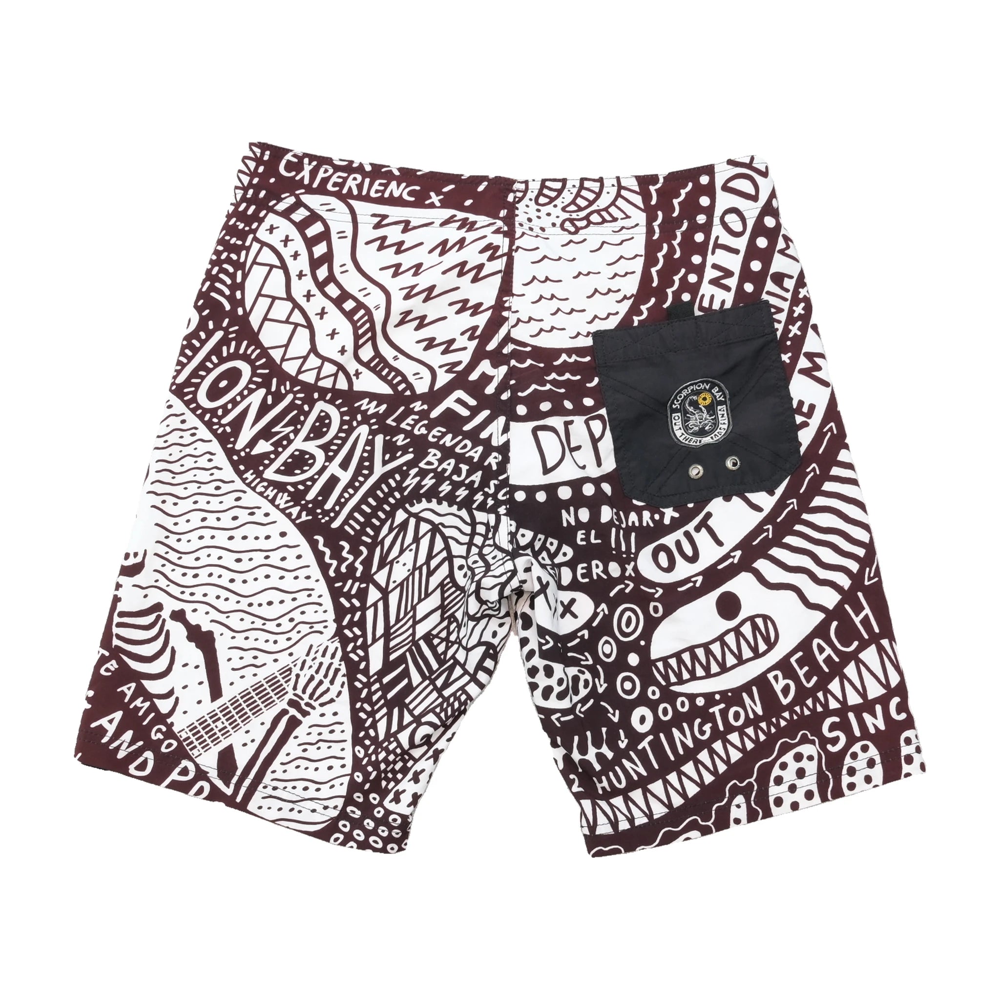 Calções de Praia Scorpion Bay com estampado gráfico