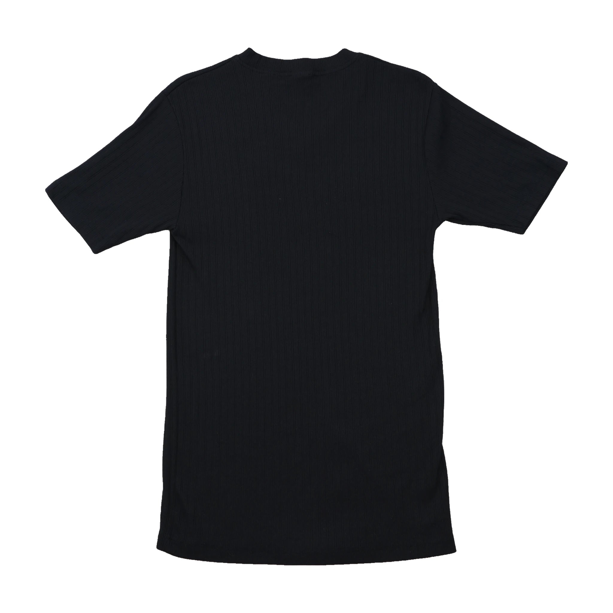 Enrico Golani Ribbed V-Neck Longline Shirt