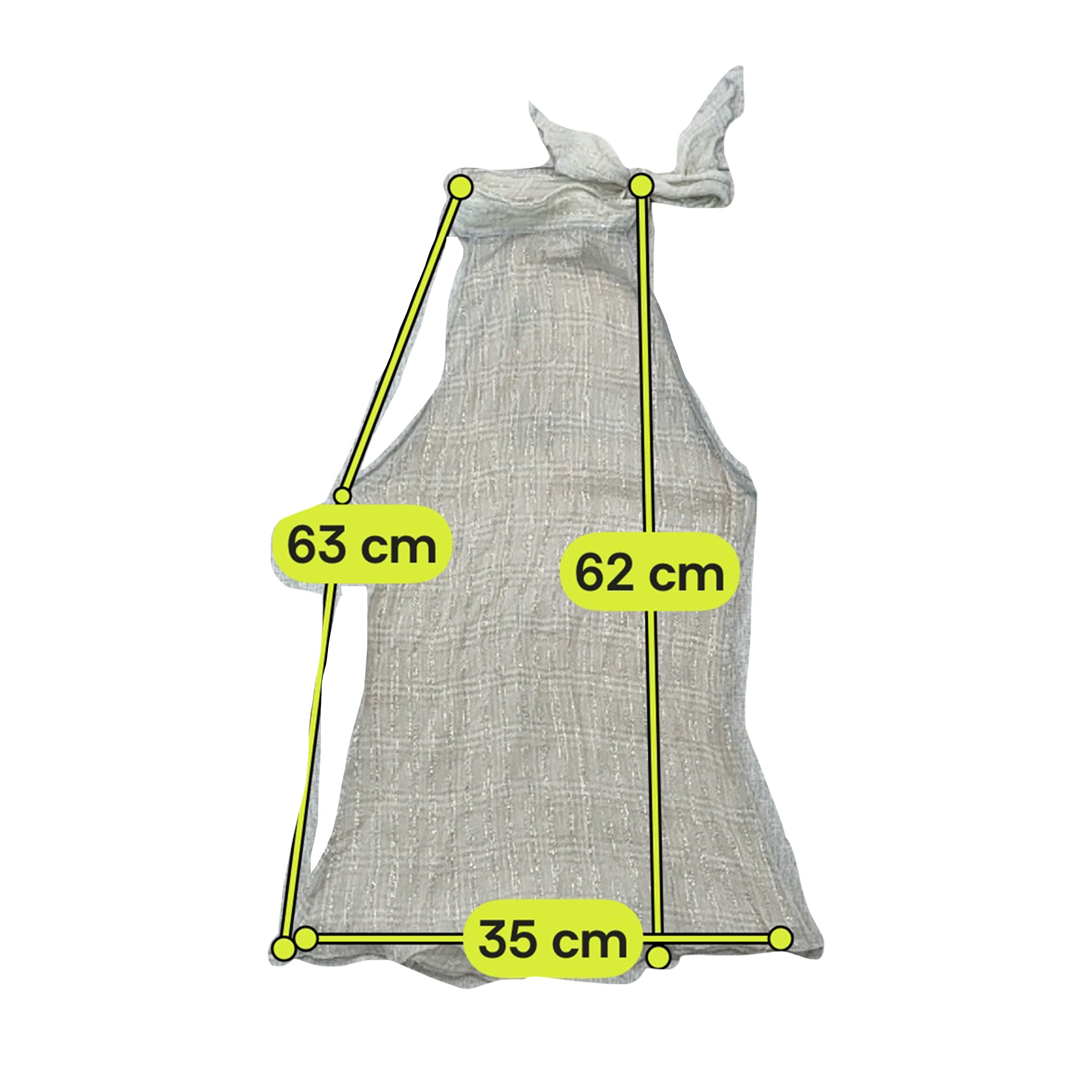 Top de alças Halter Intimissimi em Mistura de Seda Metalizada