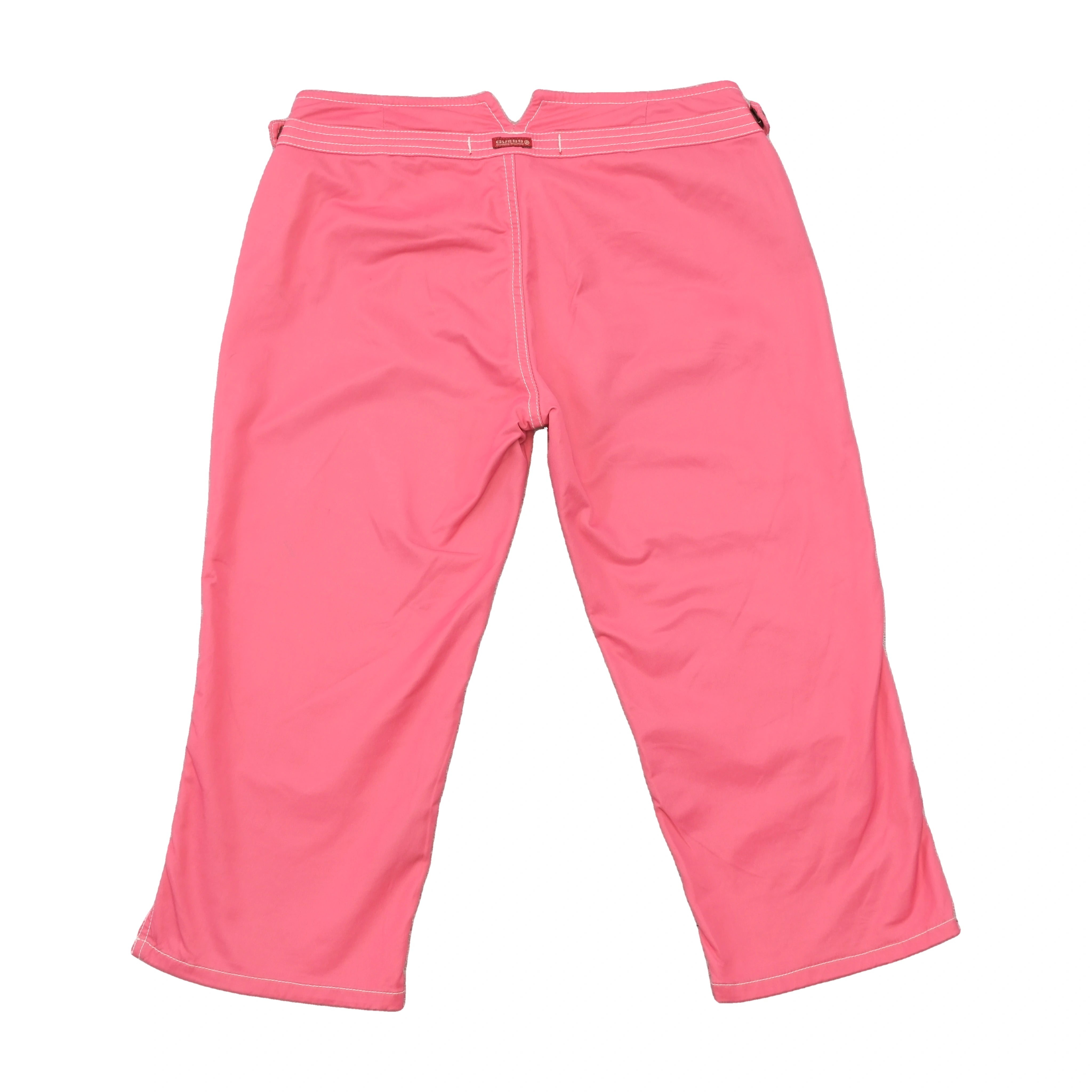 Calças Capri cropped GUESS Jeans em algodão rosa