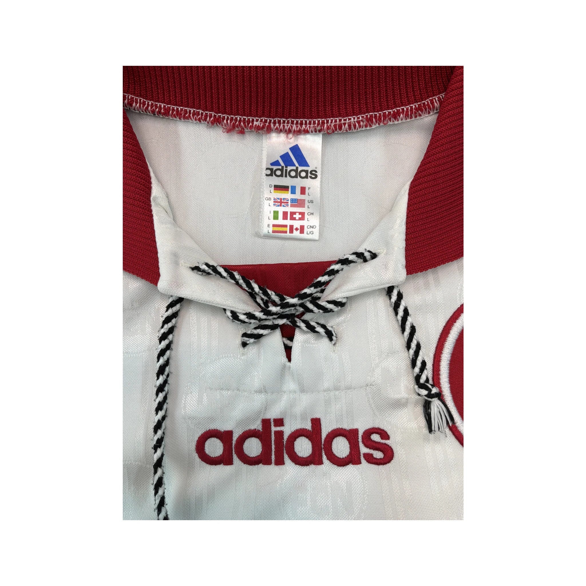 Adidas 1. FC Nürnberg ARO Lace-Up Soccer Jersey Polo