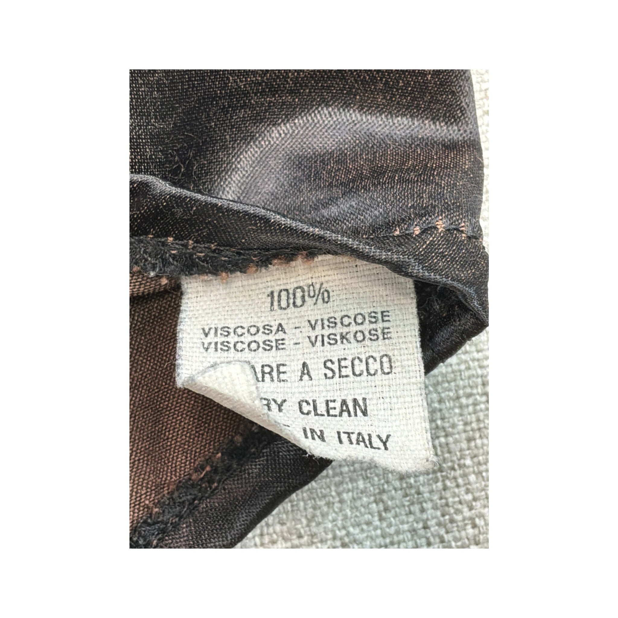 Anonimo Shiny Viscose Button-Up Shirt