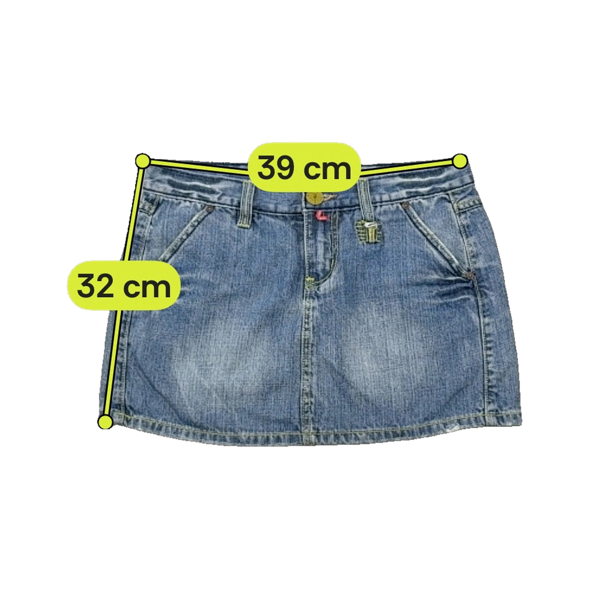 Mini saia ODUE em ganga