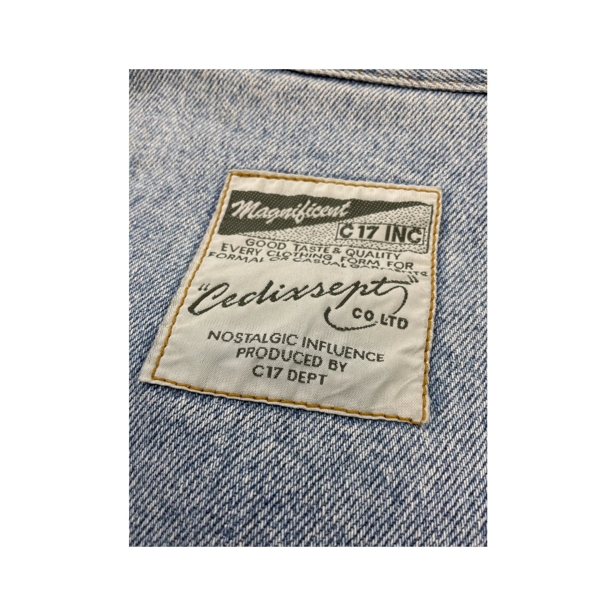 C17 Desert Light Wash Denim Trucker Jacket
