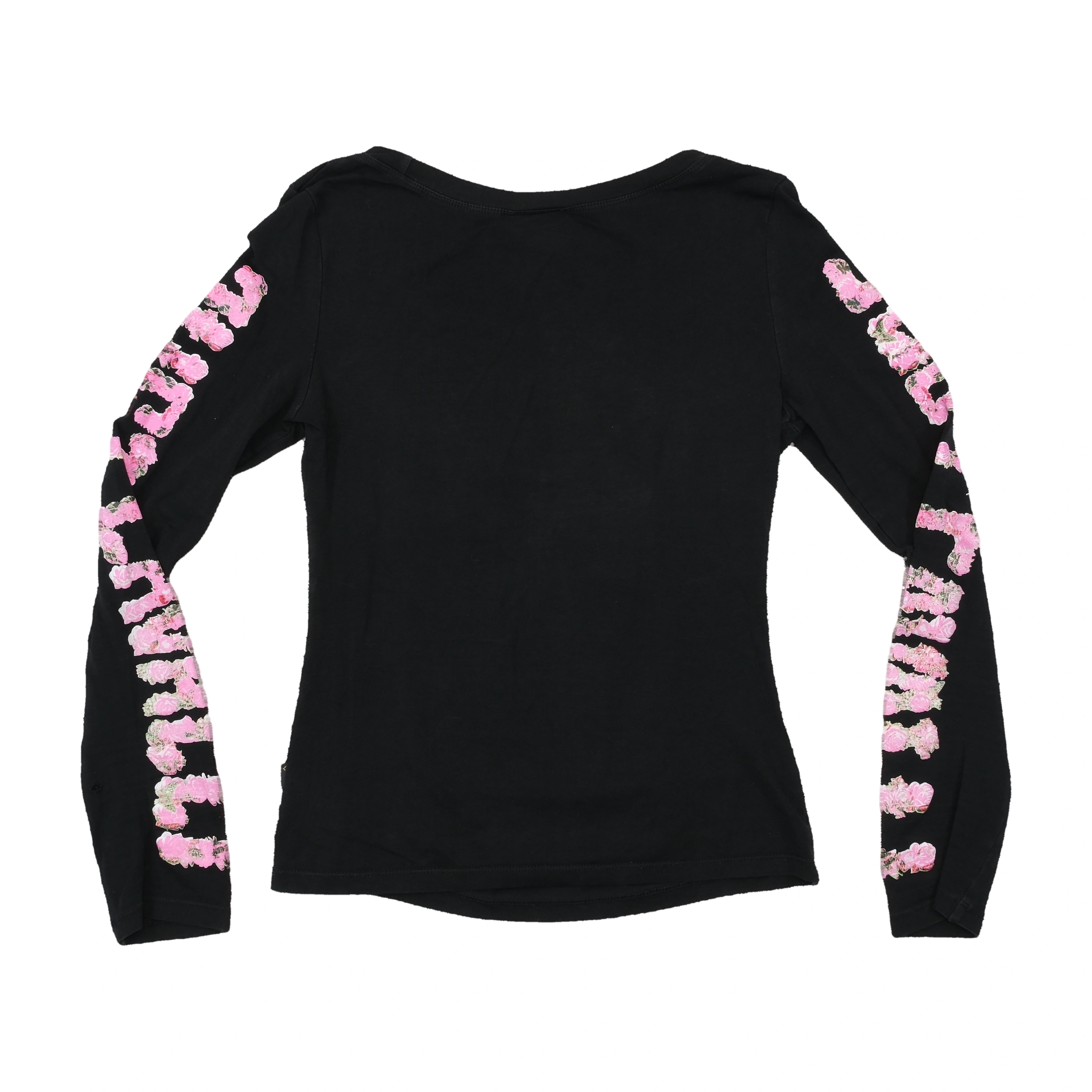 Just Cavalli Floral Graphic Long Sleeve T-shirt