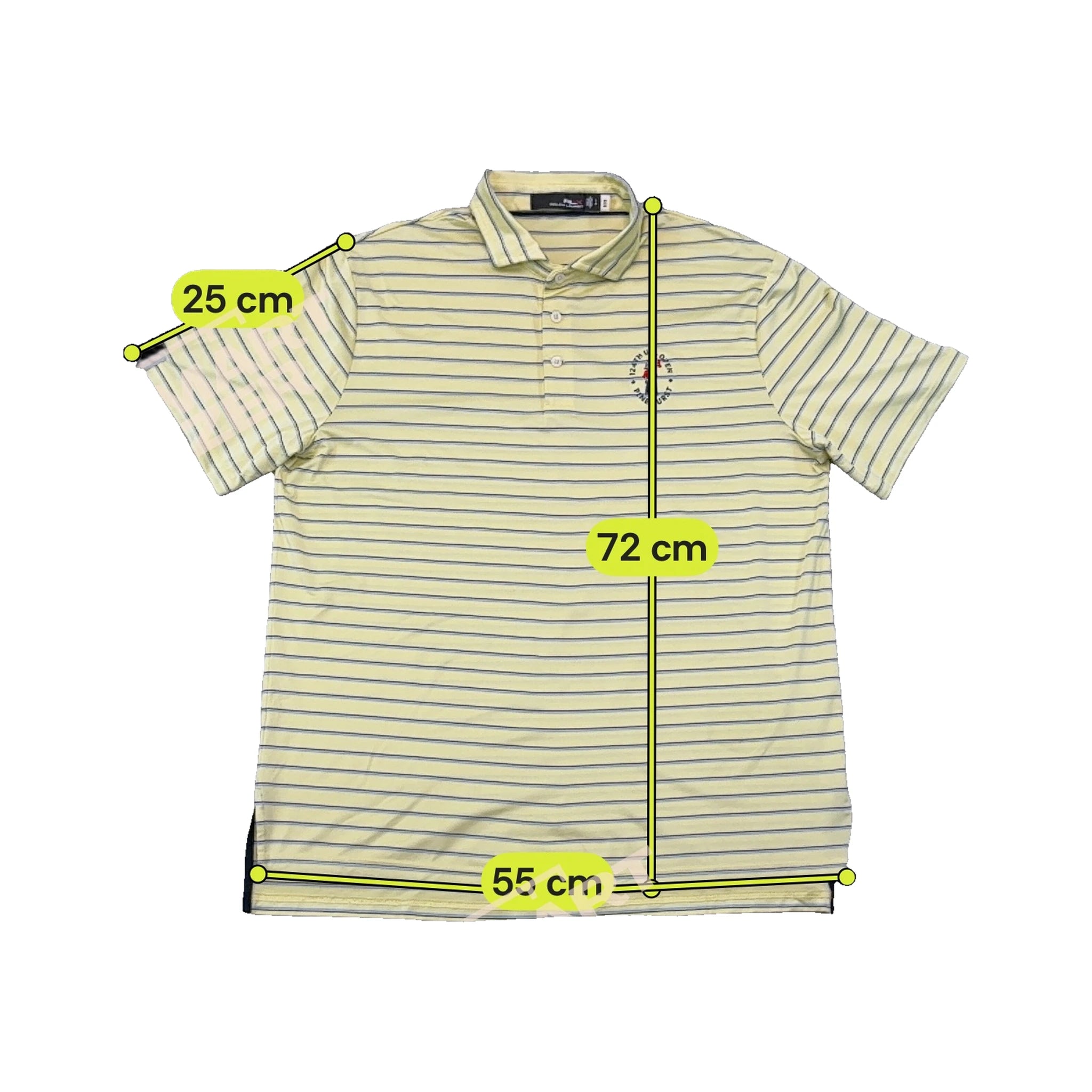 RLX Ralph Lauren Striped U.S. Open Pinehurst Golf Polo