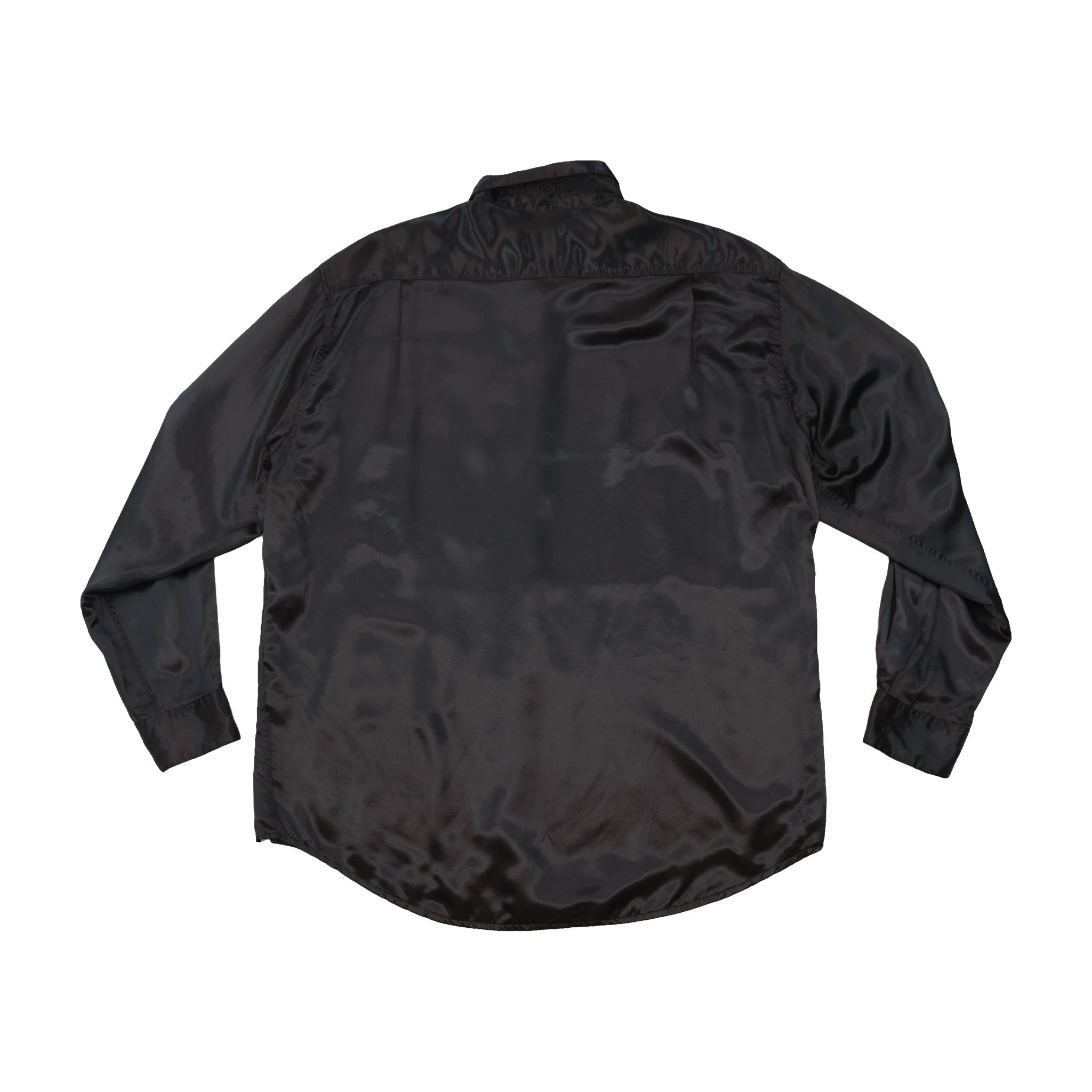 Anonimo Shiny Viscose Button-Up Shirt