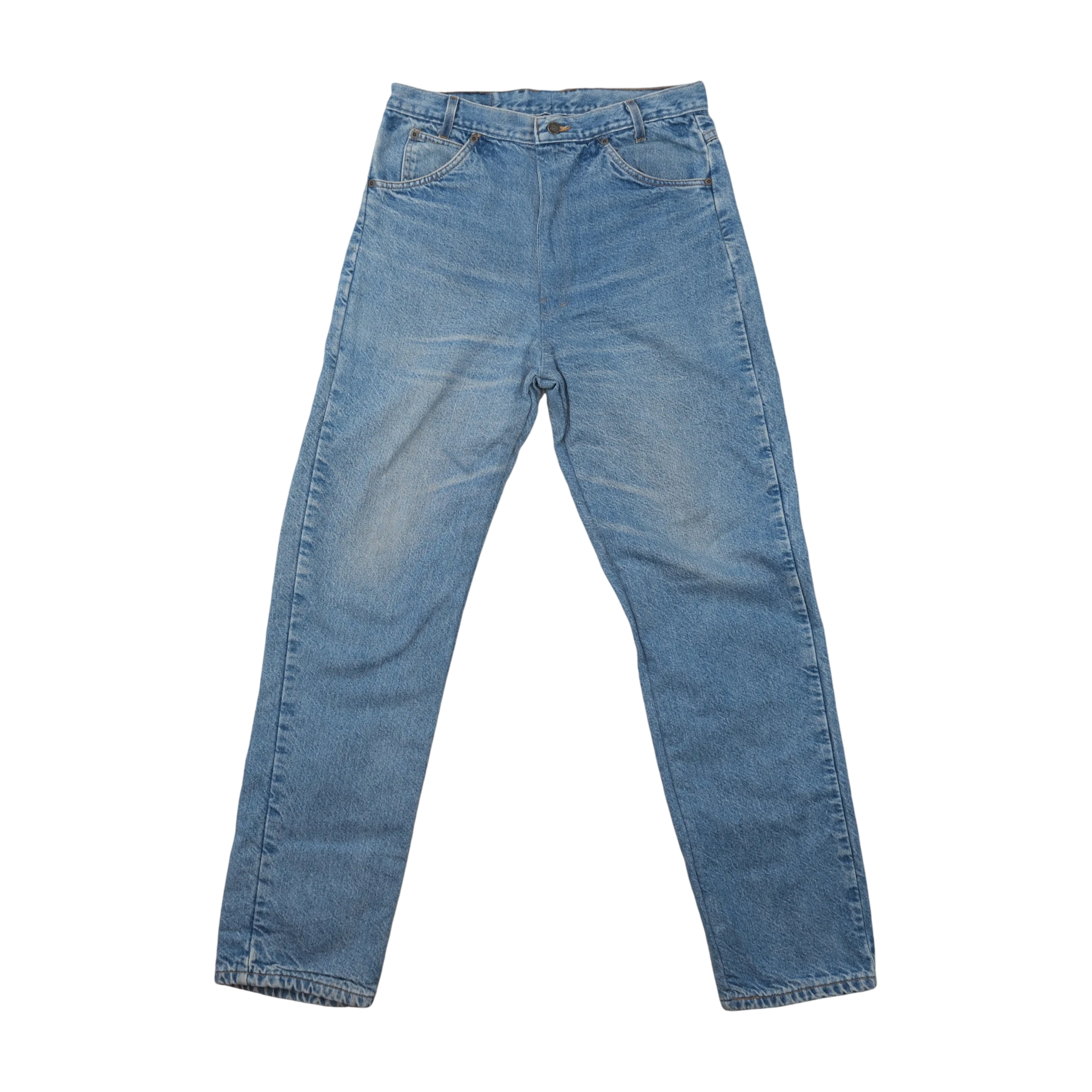 Dickies Light Wash Denim Straight Leg Flannel Lined Jeans