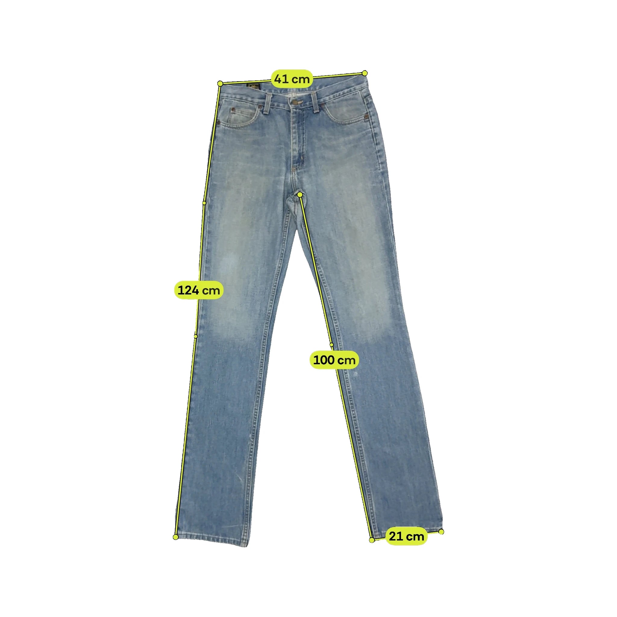 Lee Vintage Light Wash Pink Wave Pocket Straight Leg Jeans