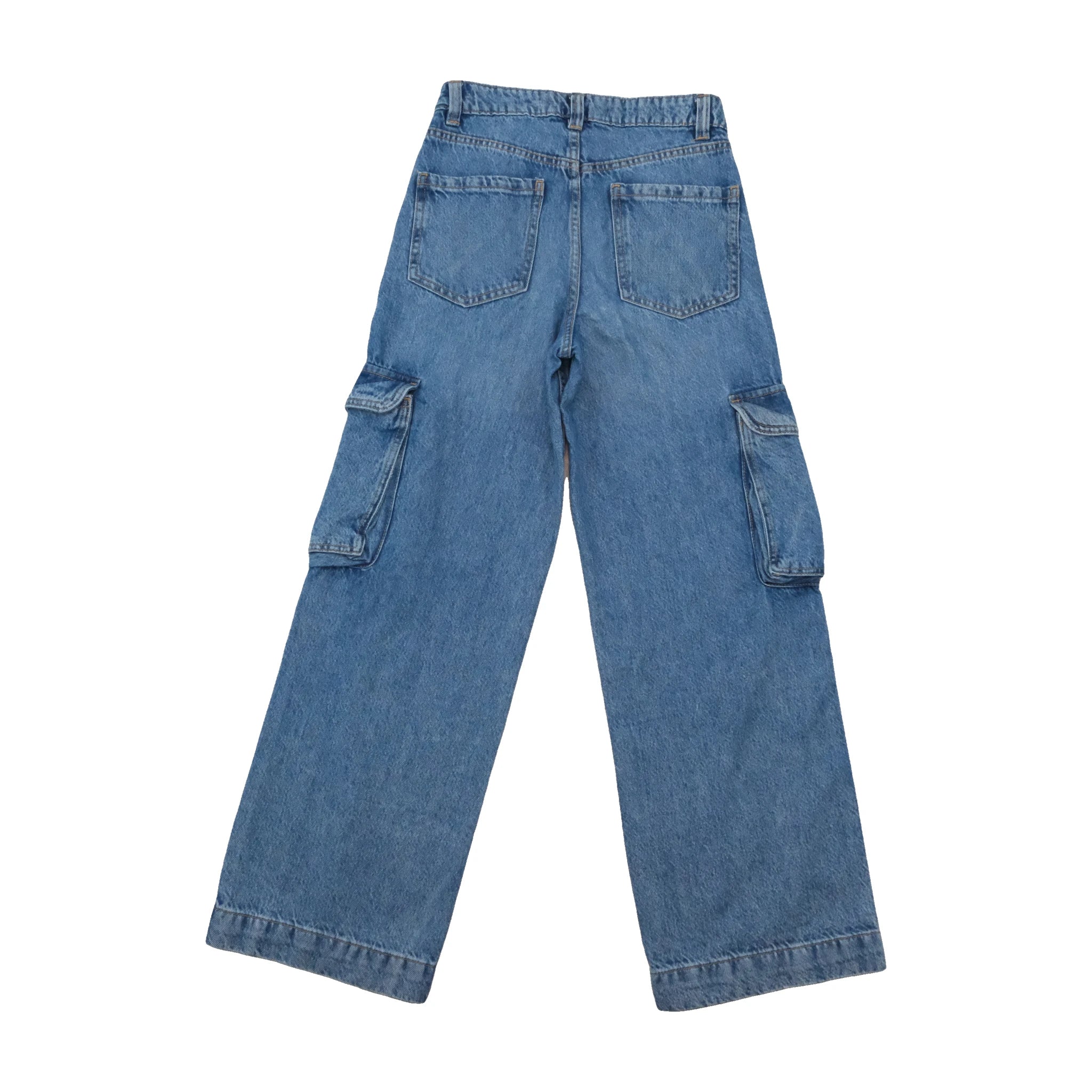Republic of Denim Wide Leg Cargo Jeans