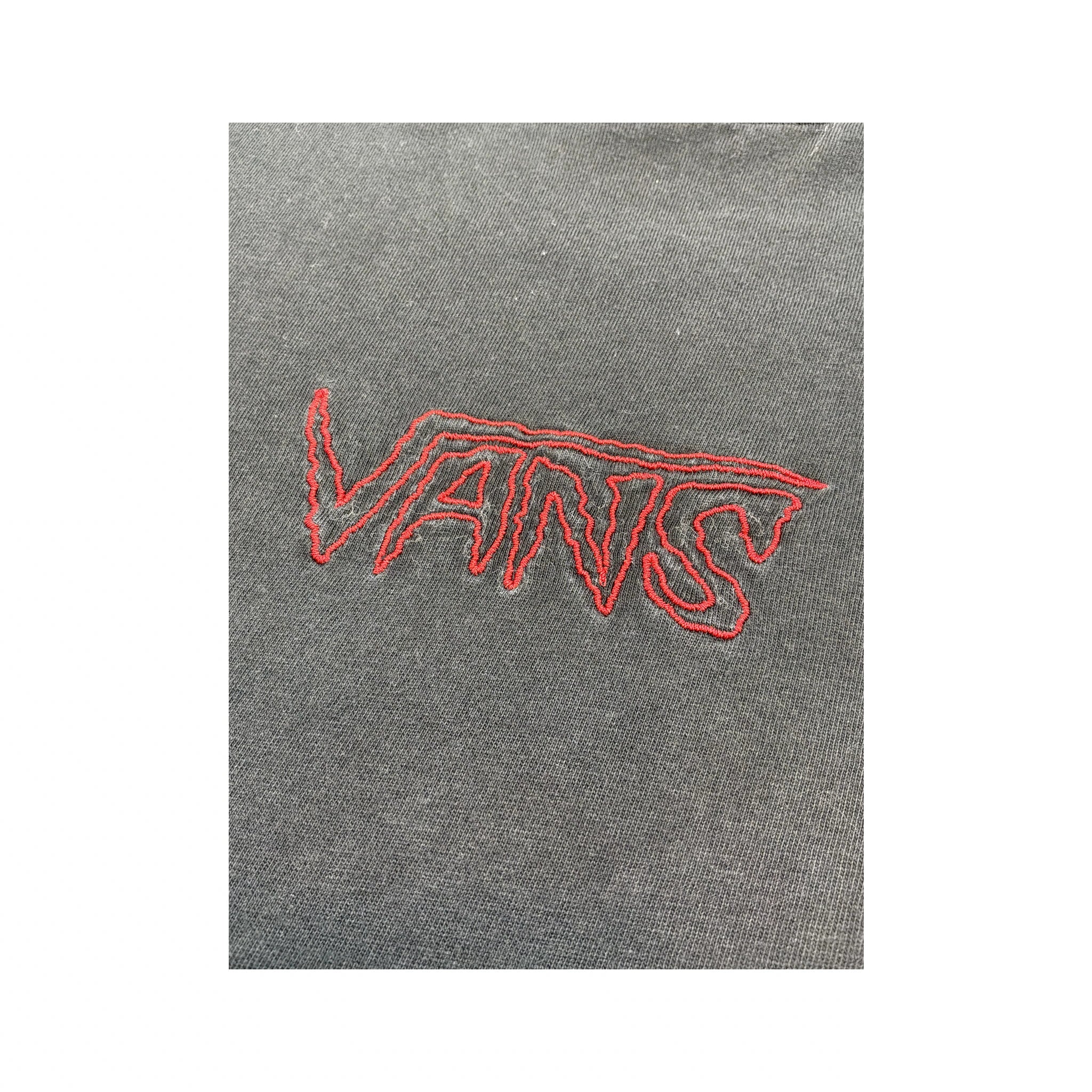 Vans Black Cotton Long Sleeve Logo Shirt