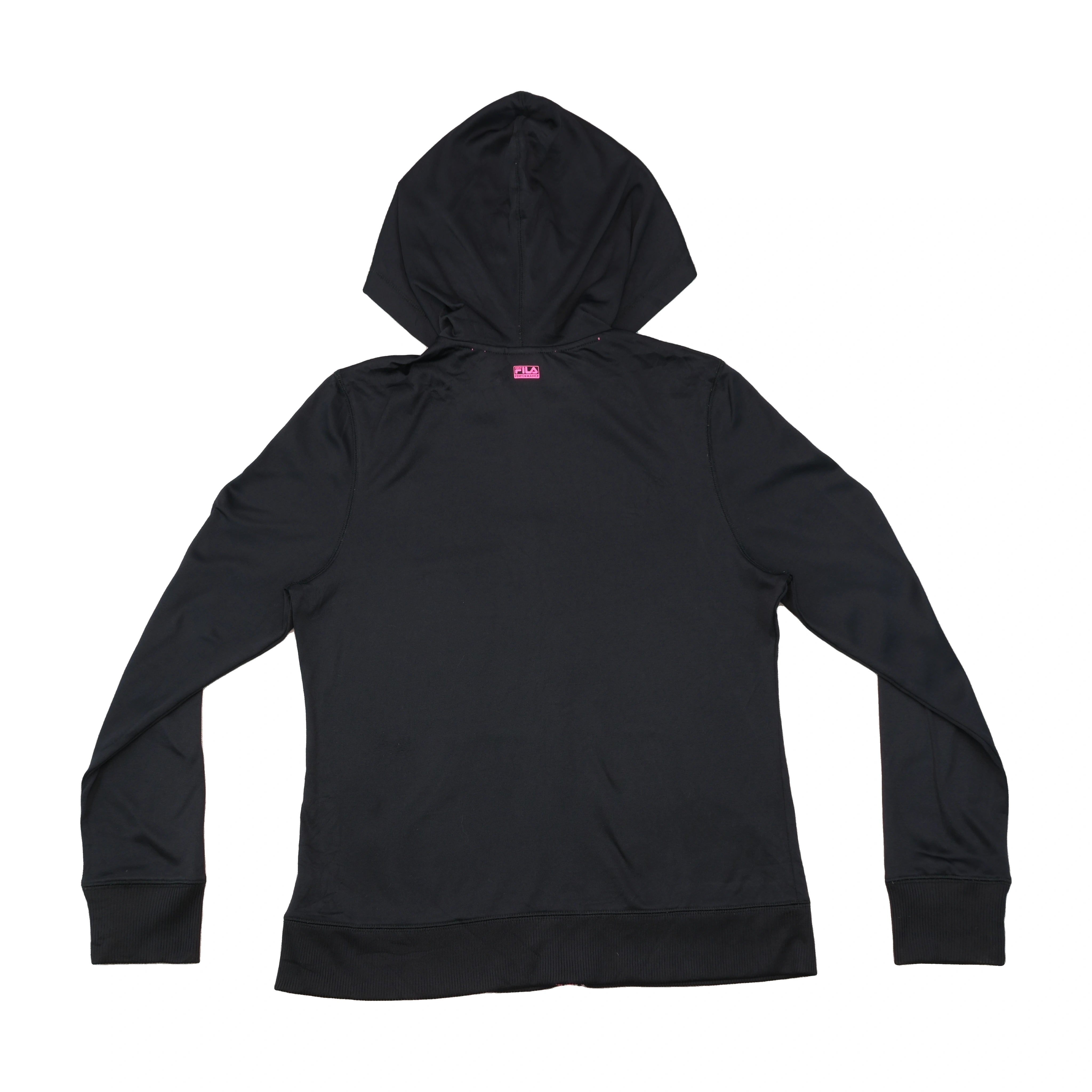 Fila Sport Black Pink Full Zip Hoodie