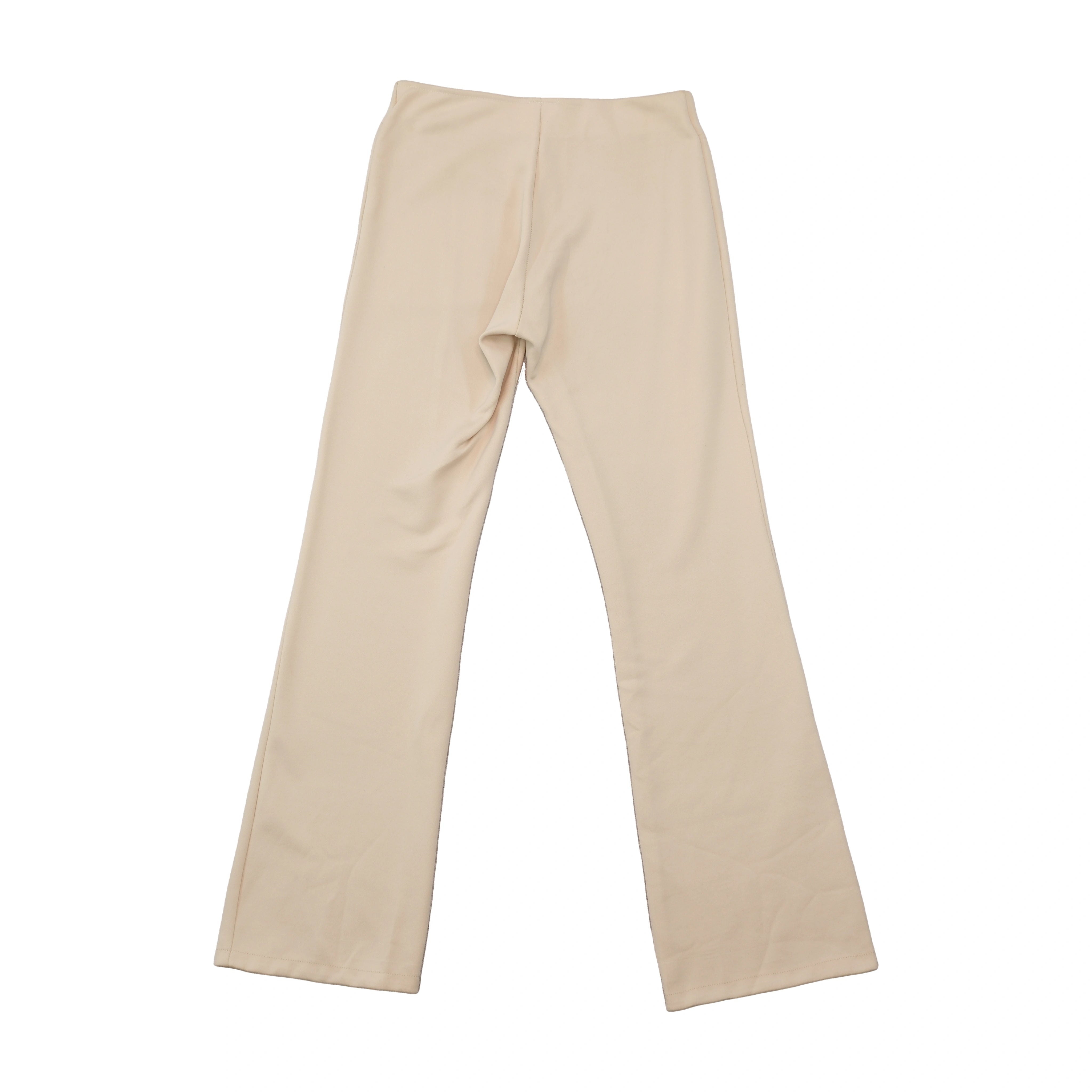 Vintage Beige Pull-On Straight Leg Pants