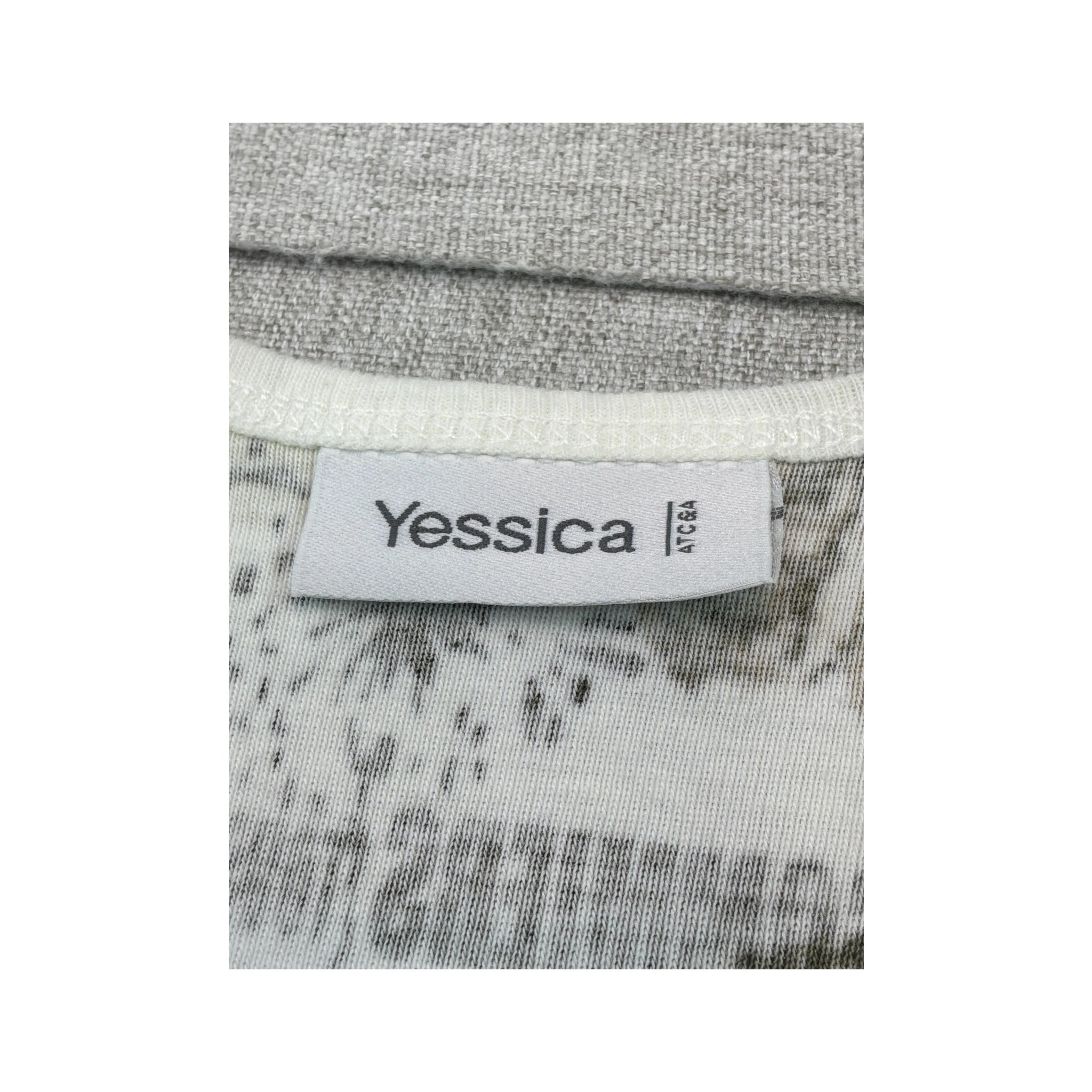 Yessica Floral Text Graphic Cotton Tank Top