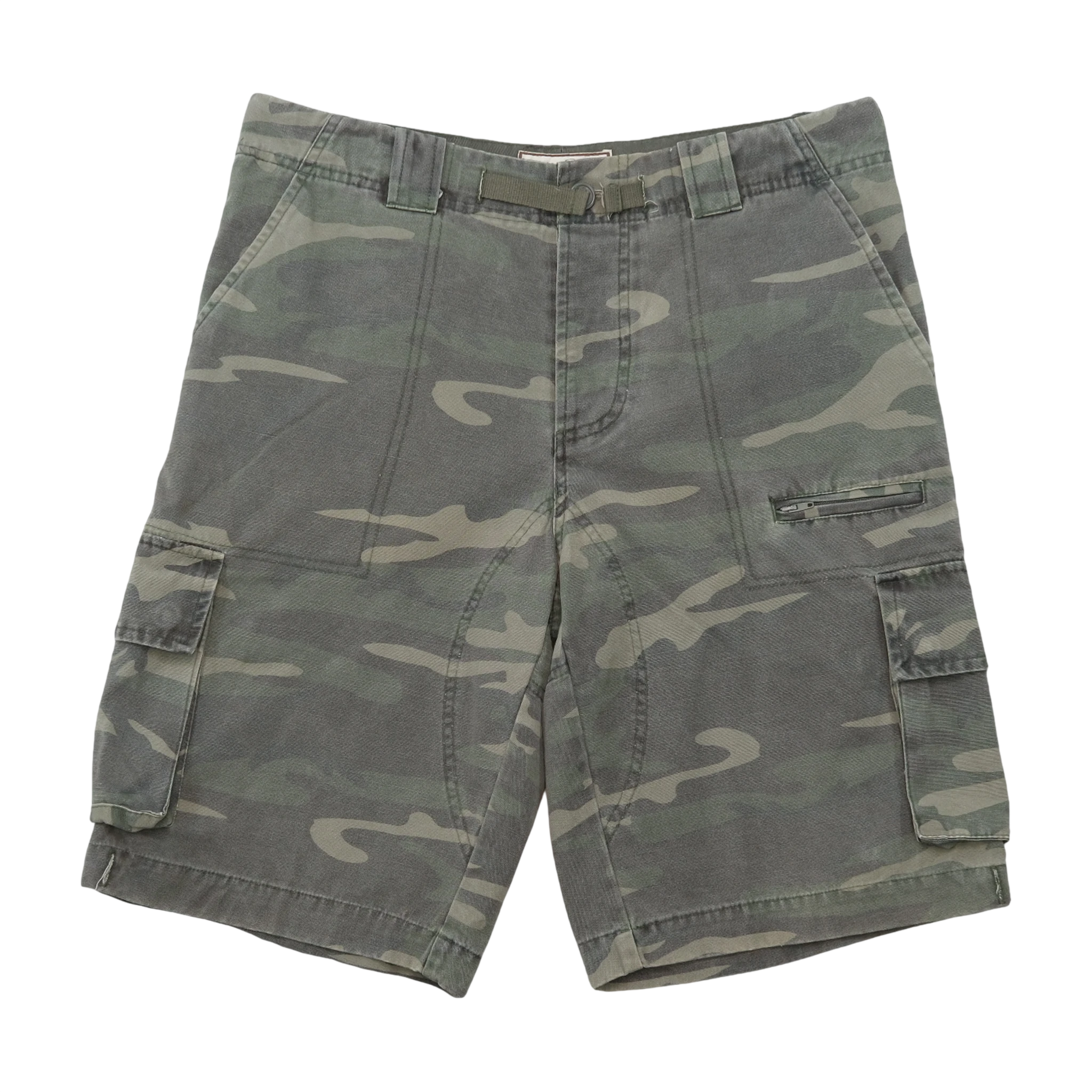 Esse Emme Camouflage Cotton Cargo Shorts