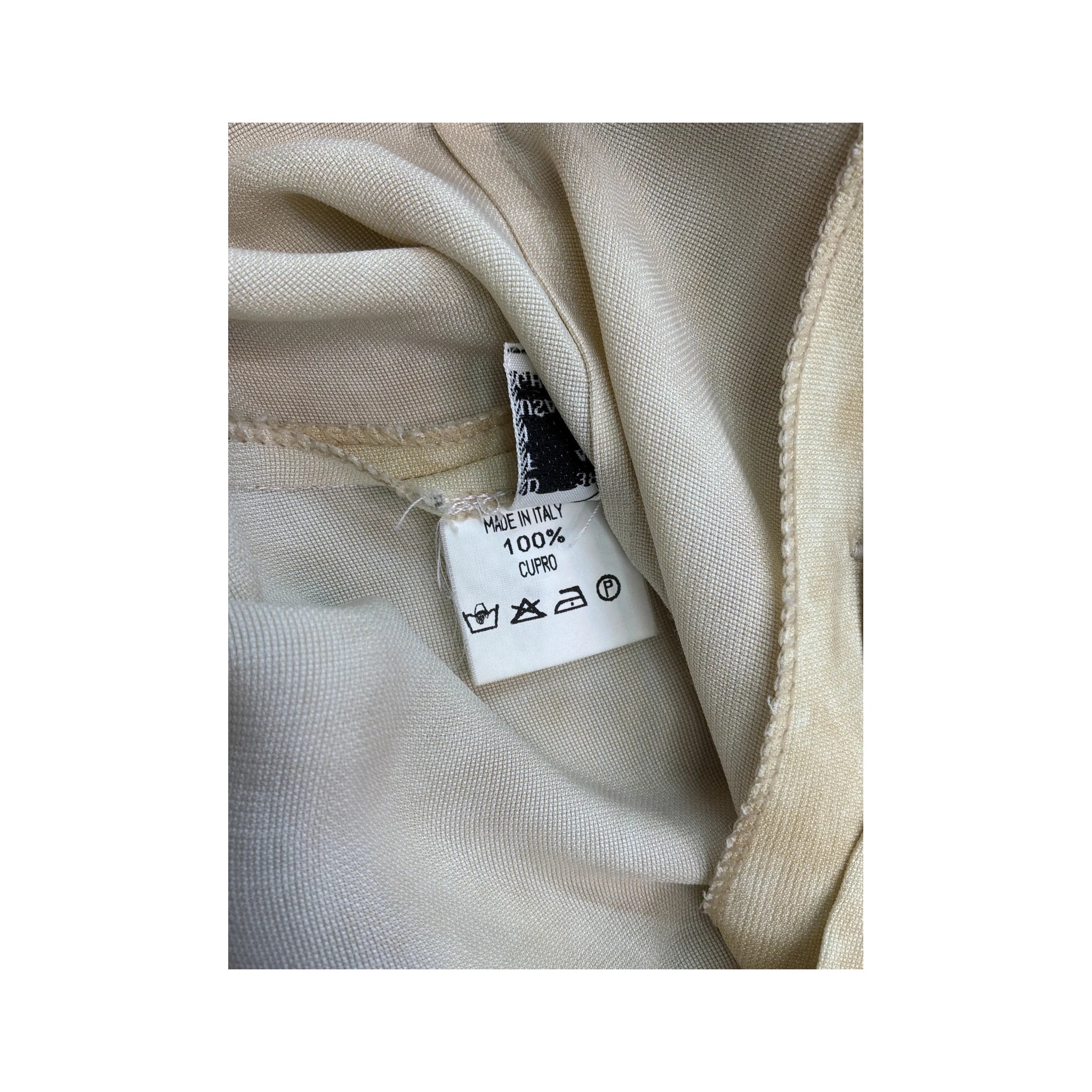 Blusa utilitária Frilla sem mangas em Cupro com Cinto