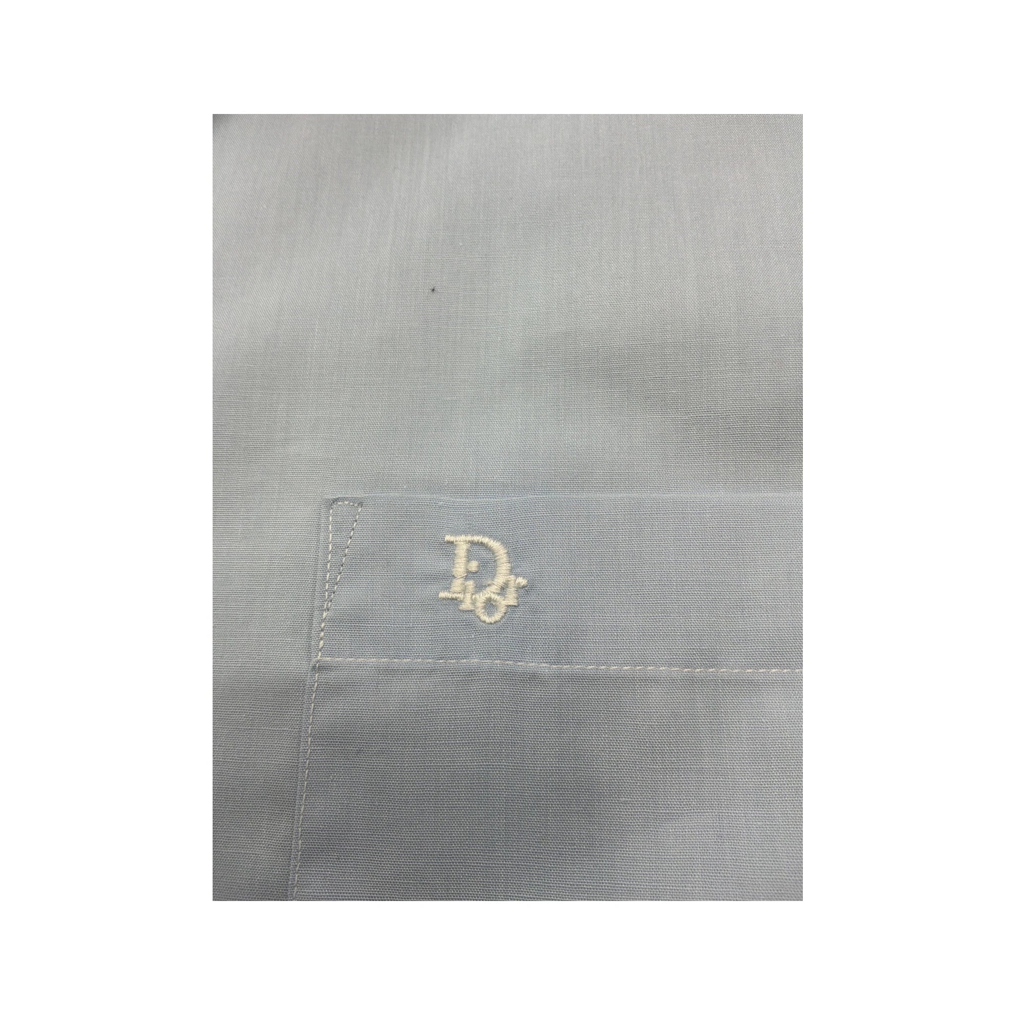 Camisa Christian Dior Azul-claro