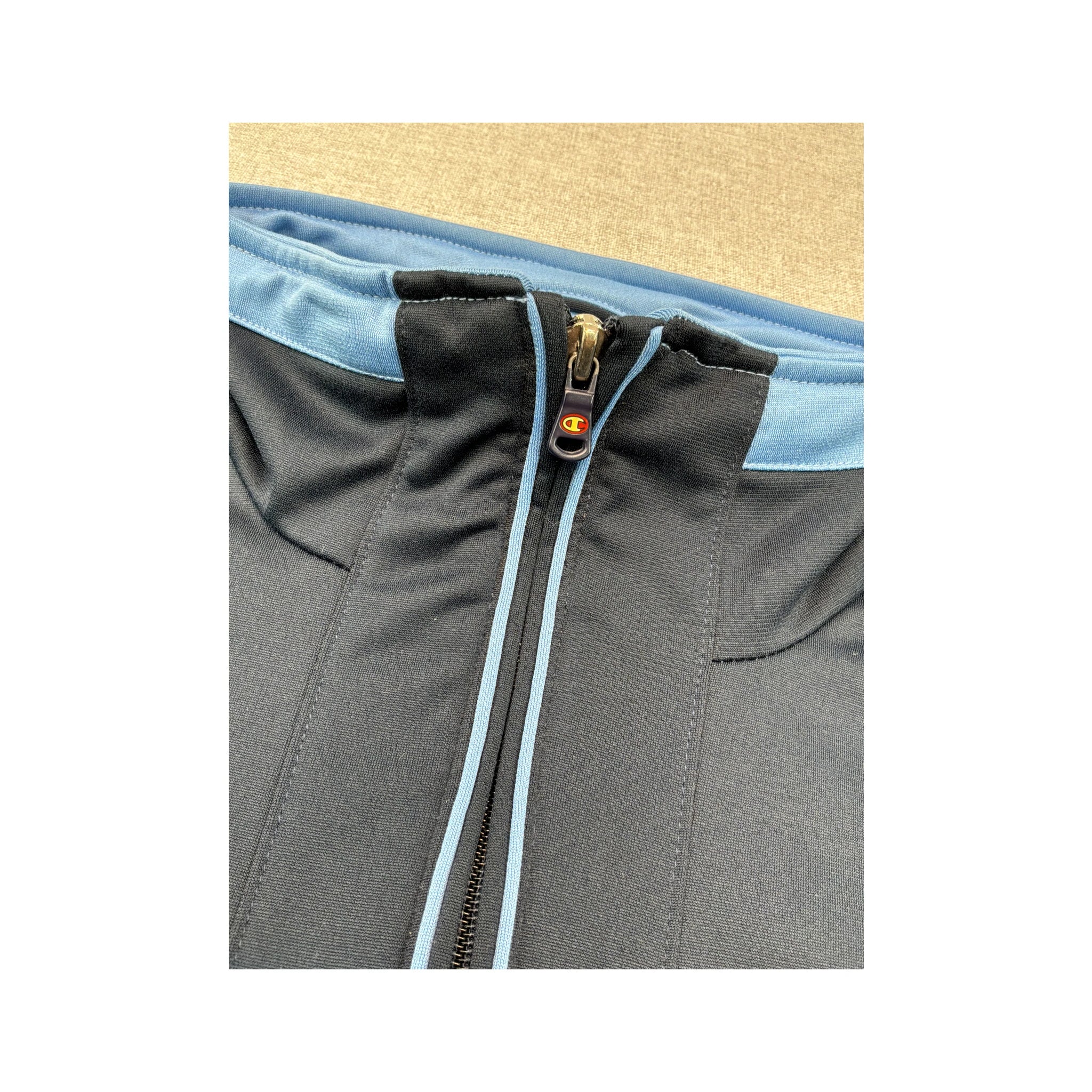 Champion Vintage Navy Full Zip Track Jacket