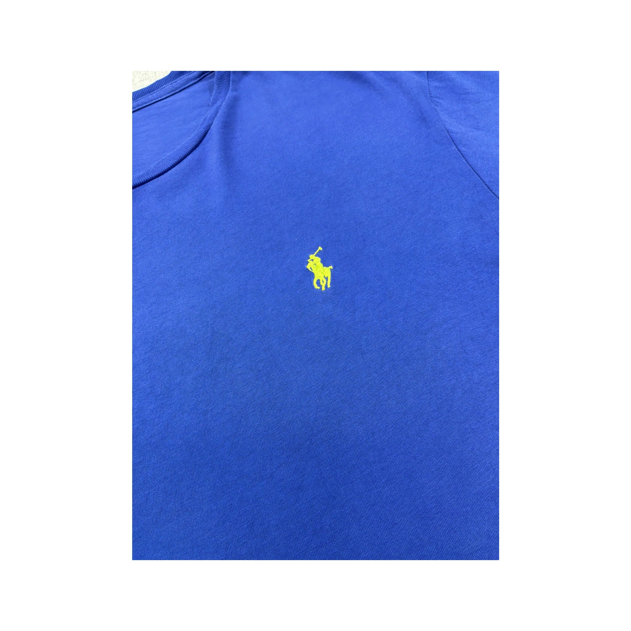 Polo Ralph Lauren Embroidered Logo Cotton Crewneck Shirt