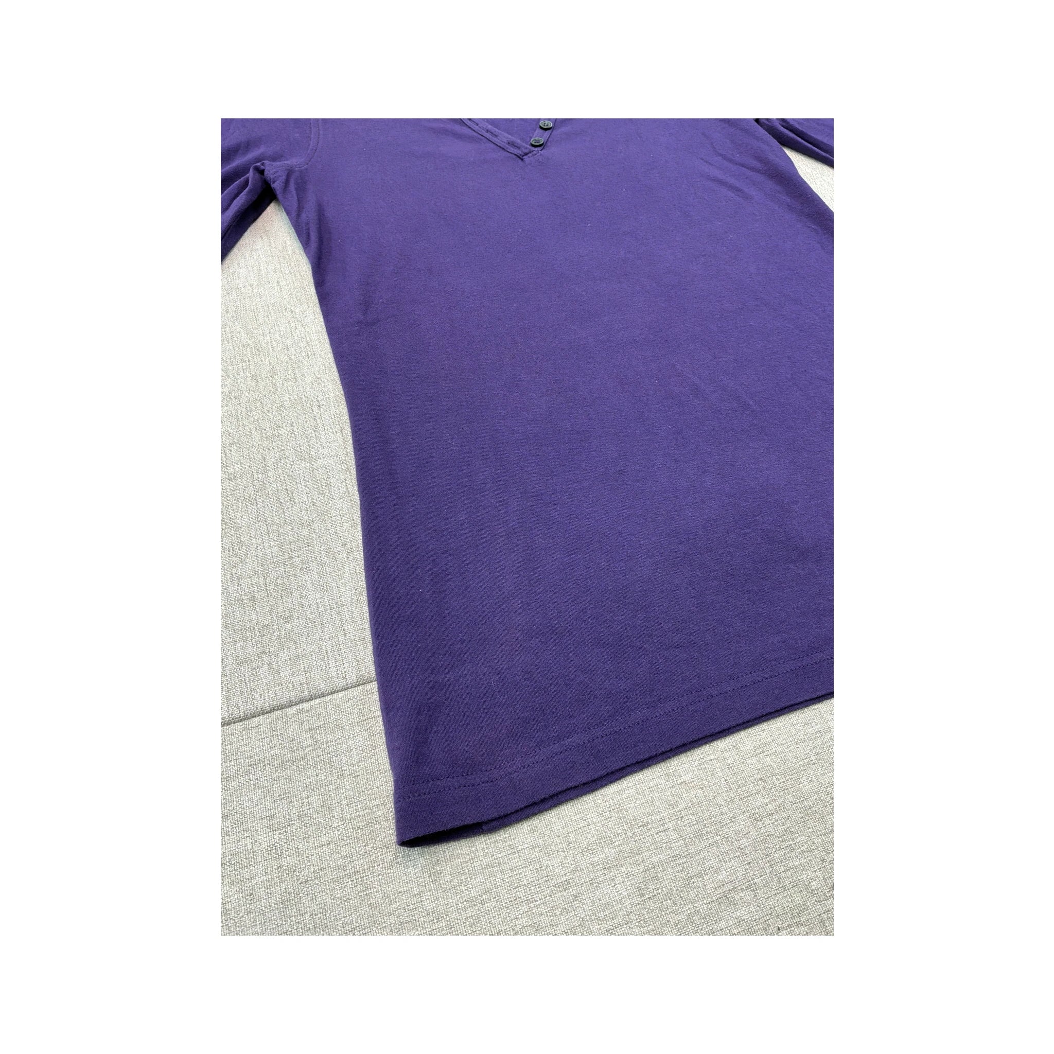 T-shirt Henley Burberry London com Nova Check nos Ombros