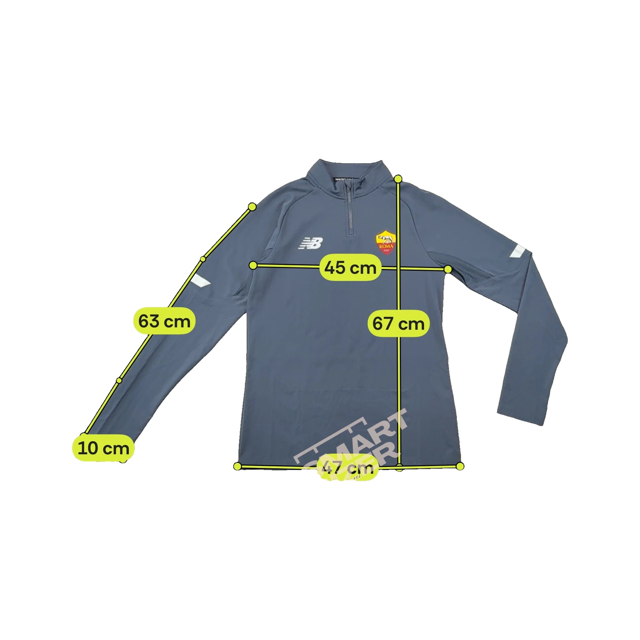 New Balance AS Roma NB Dry Quarter Zip Training Shirt