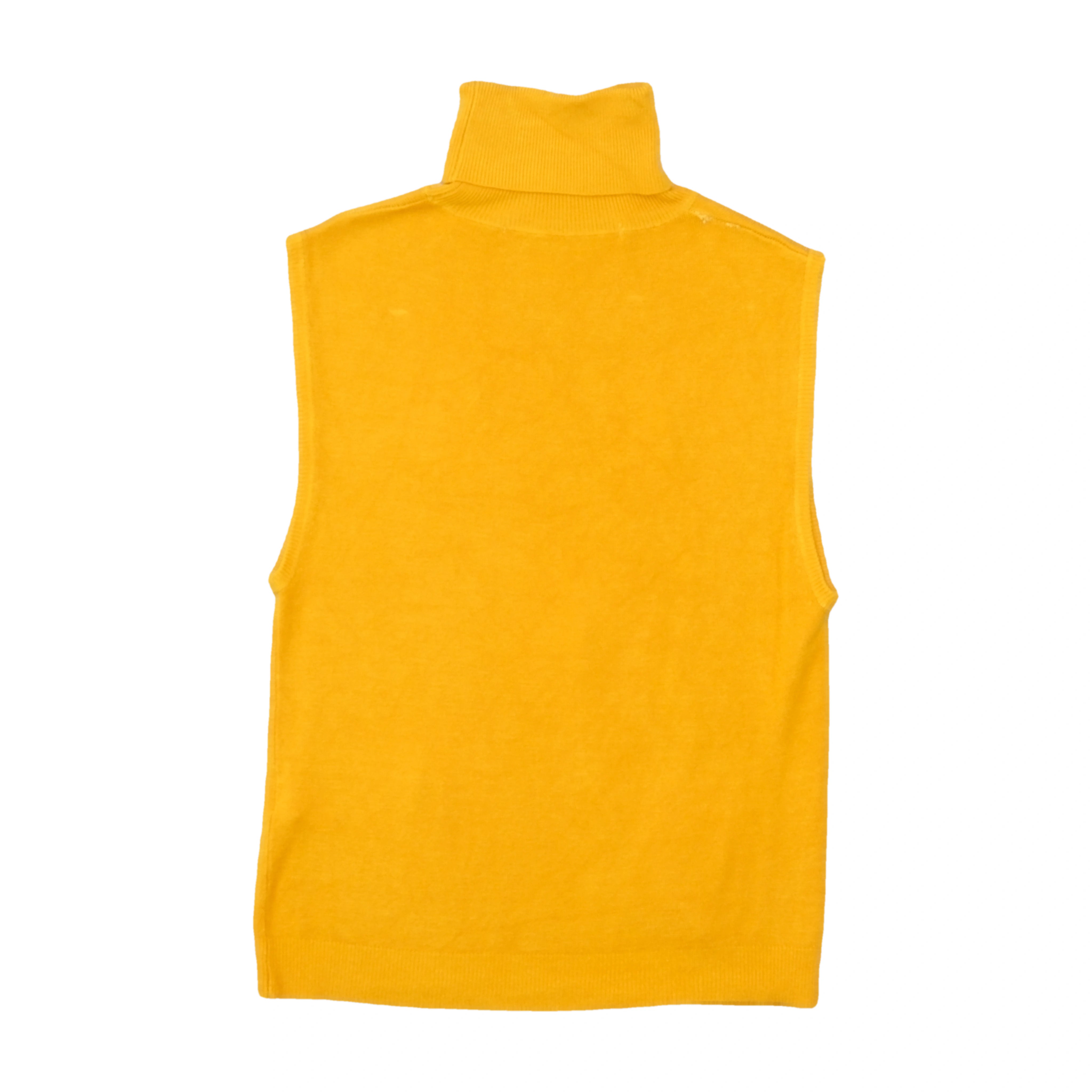 Americo Tavar Tie-Dye Print Sleeveless Turtleneck T-shirt