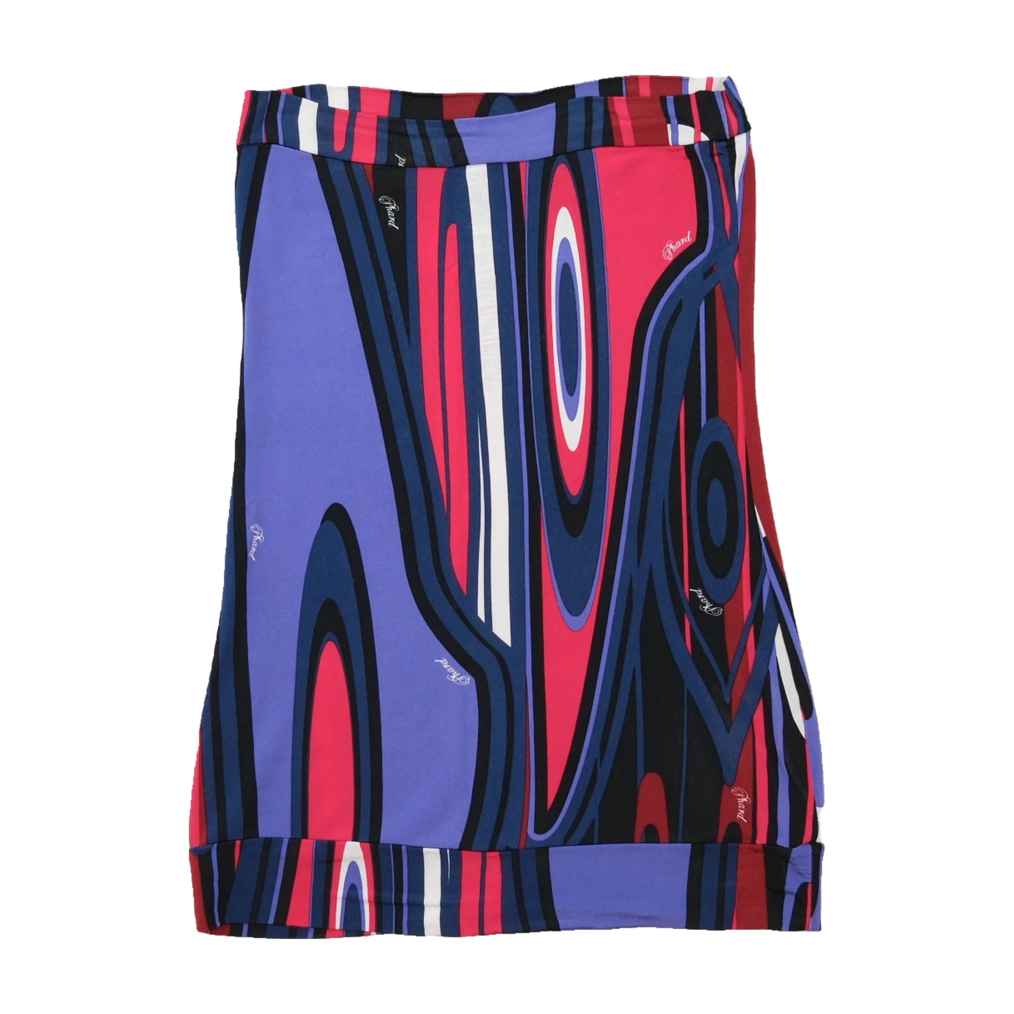 Phard Abstract Print Stretch Topless Shirt