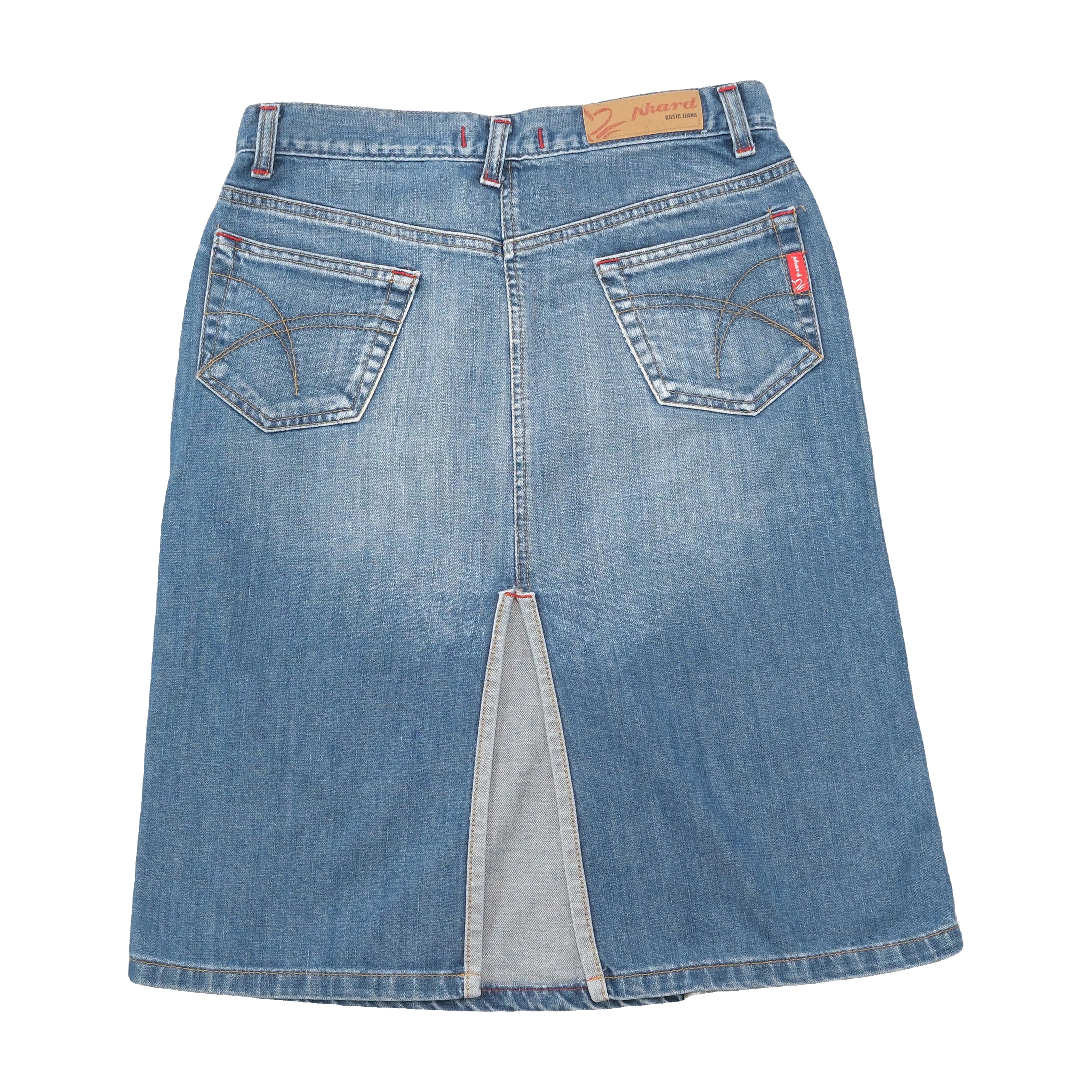 Phard Button Fly Denim Skirt