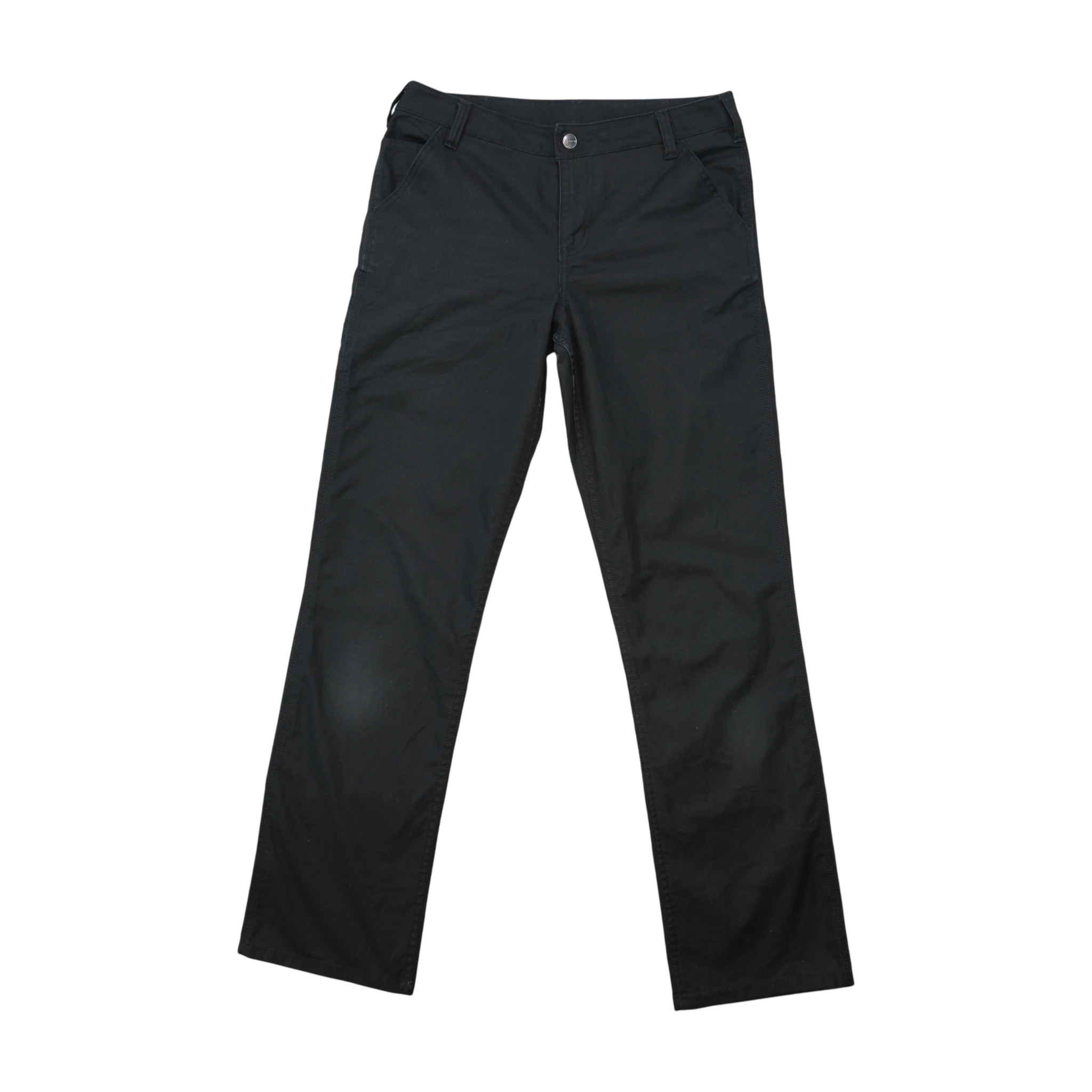 Calças de trabalho Carhartt em algodão Elástico preto de perna direita