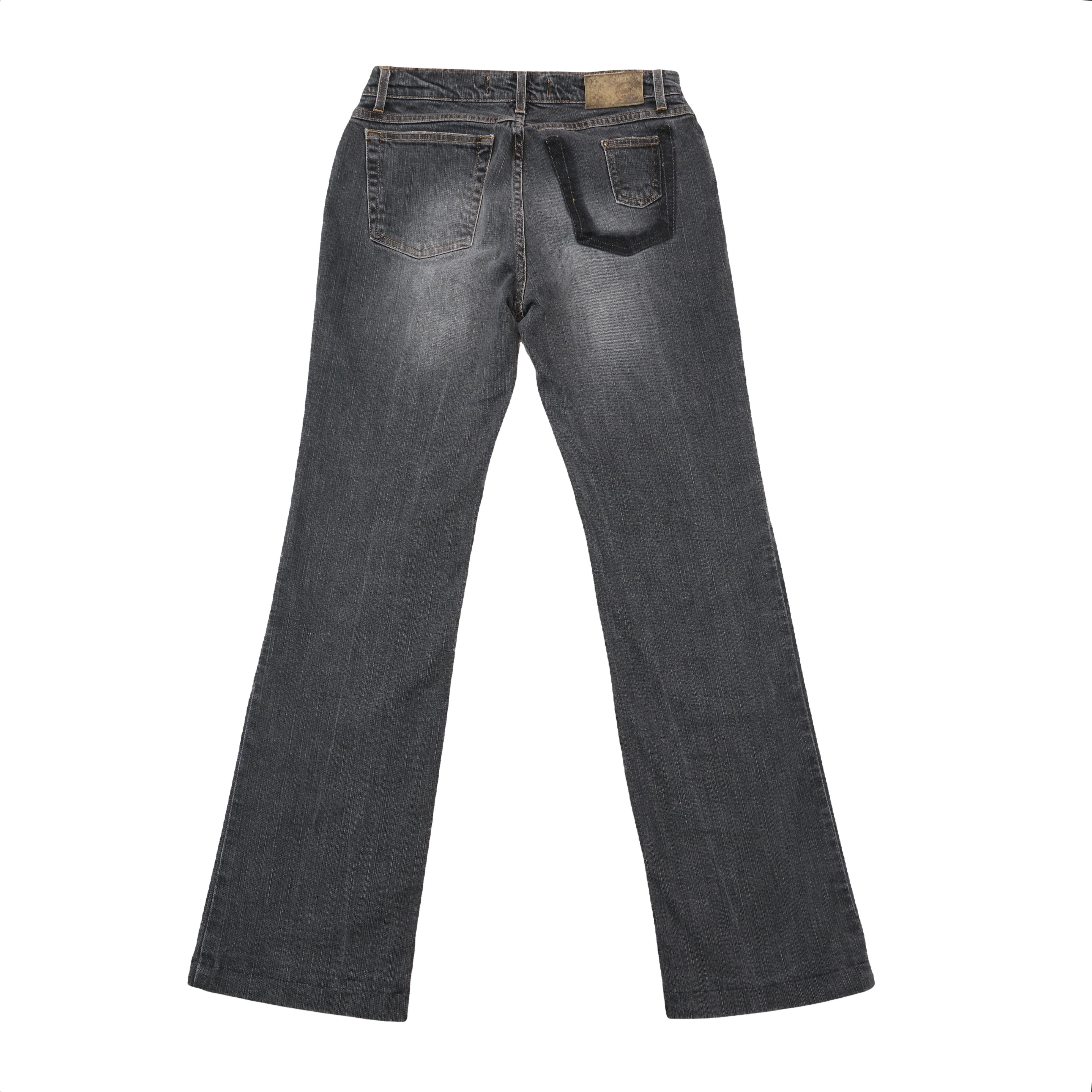 Just Cavalli Gray Faded Bootcut Jeans