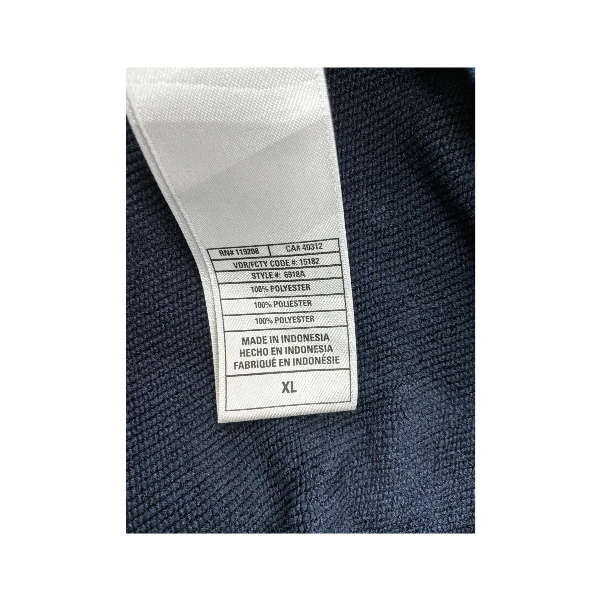 Adidas Climalite Quarter-Zip Polyester Fleece Pullover