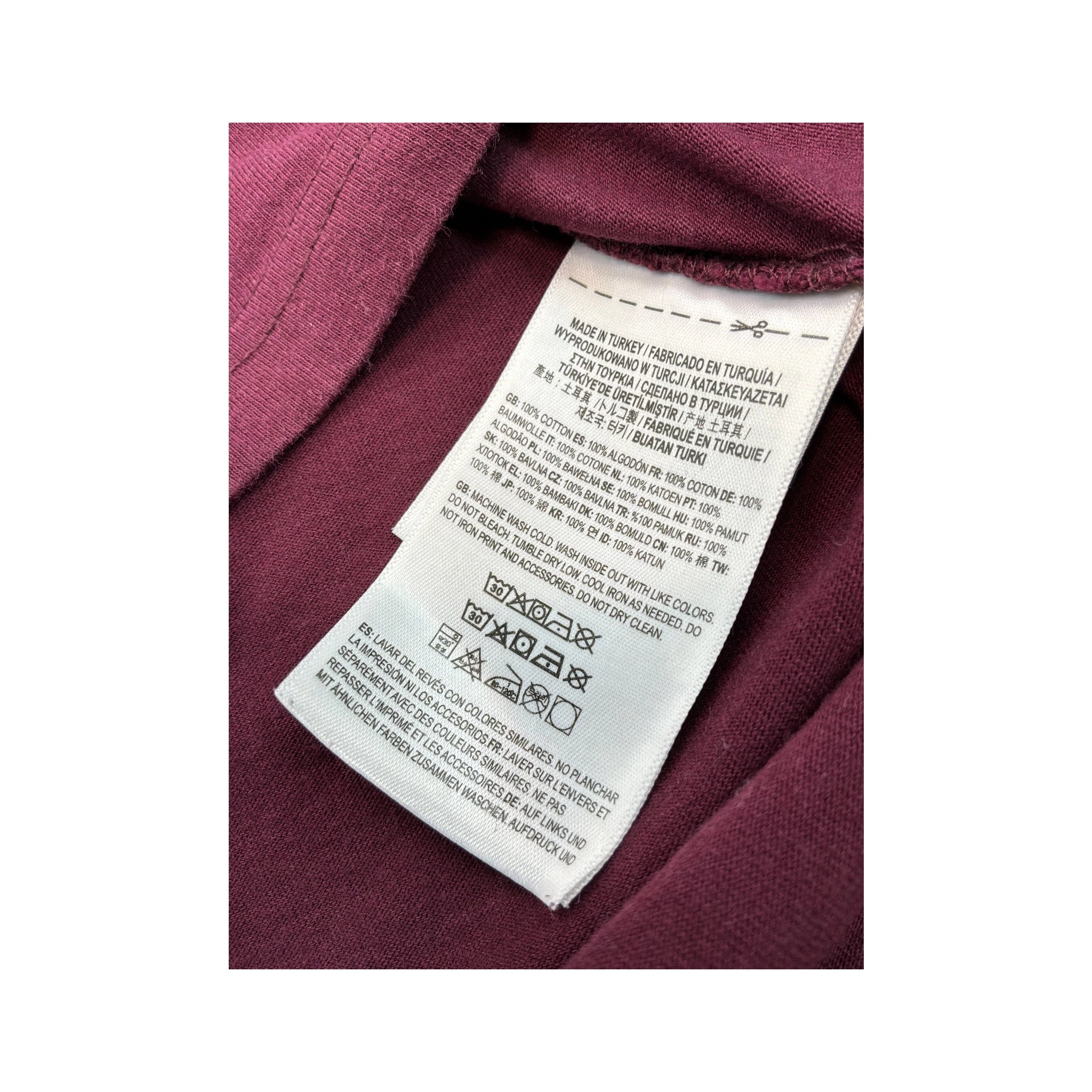 T-shirt Vans em algodão com logótipo estampado