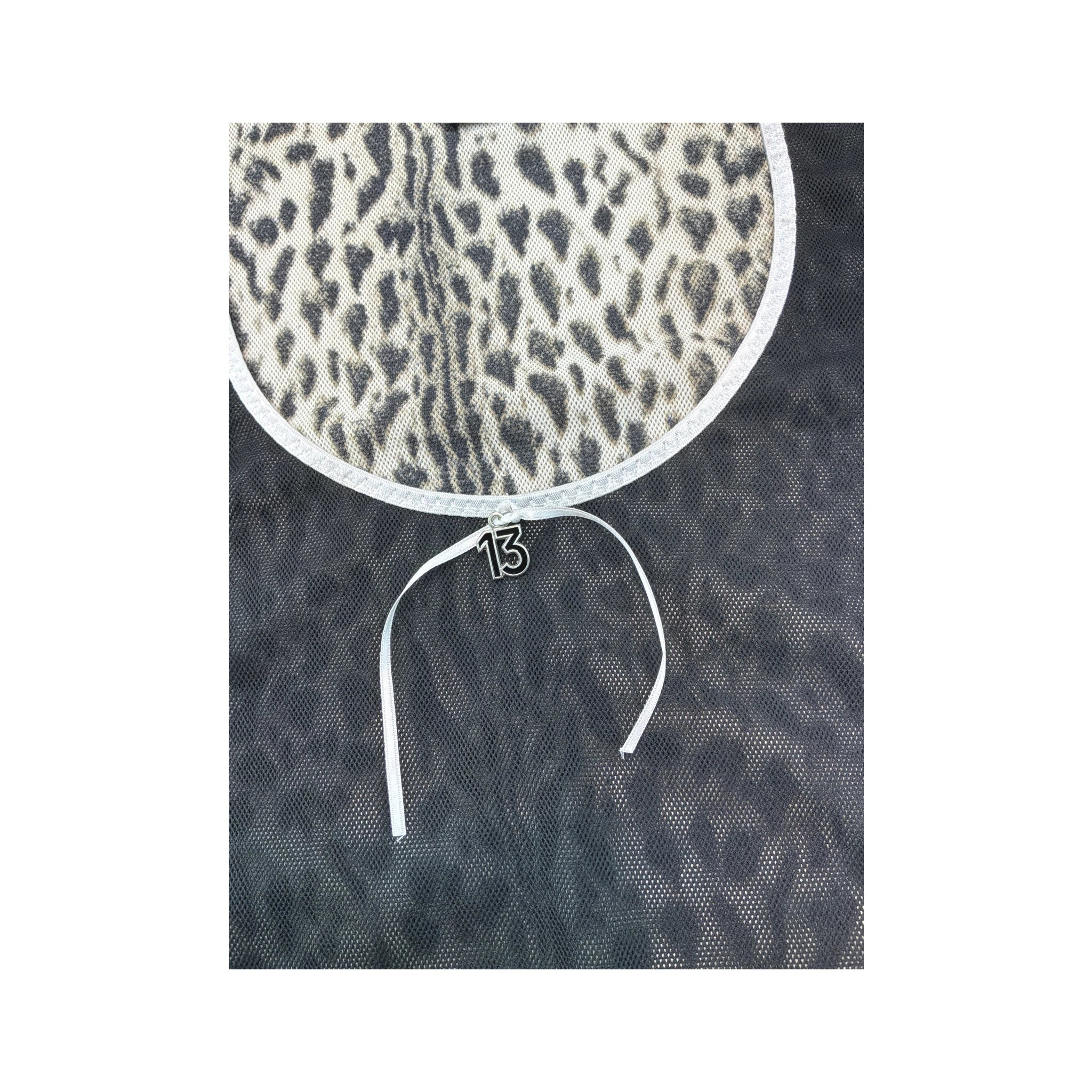 Roberto Cavalli Leopard Print Mesh T-shirt