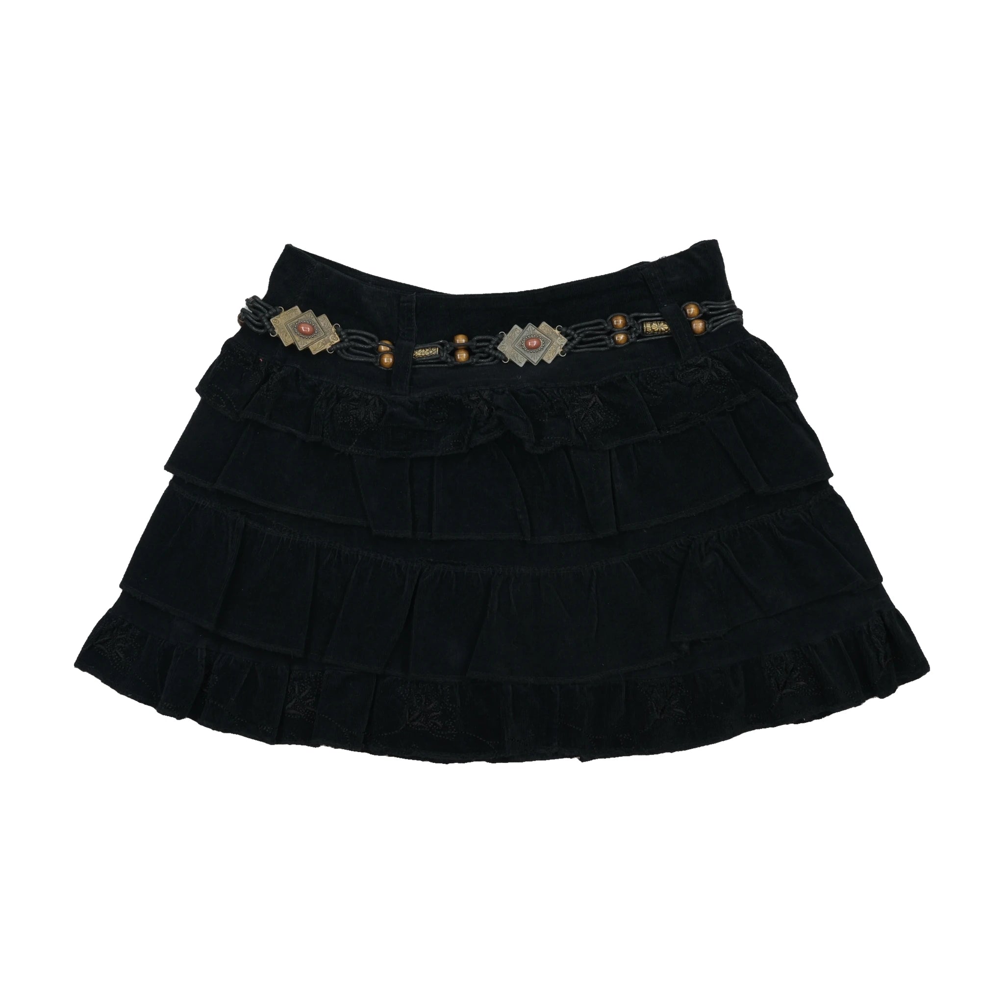 Black Velour Skirt