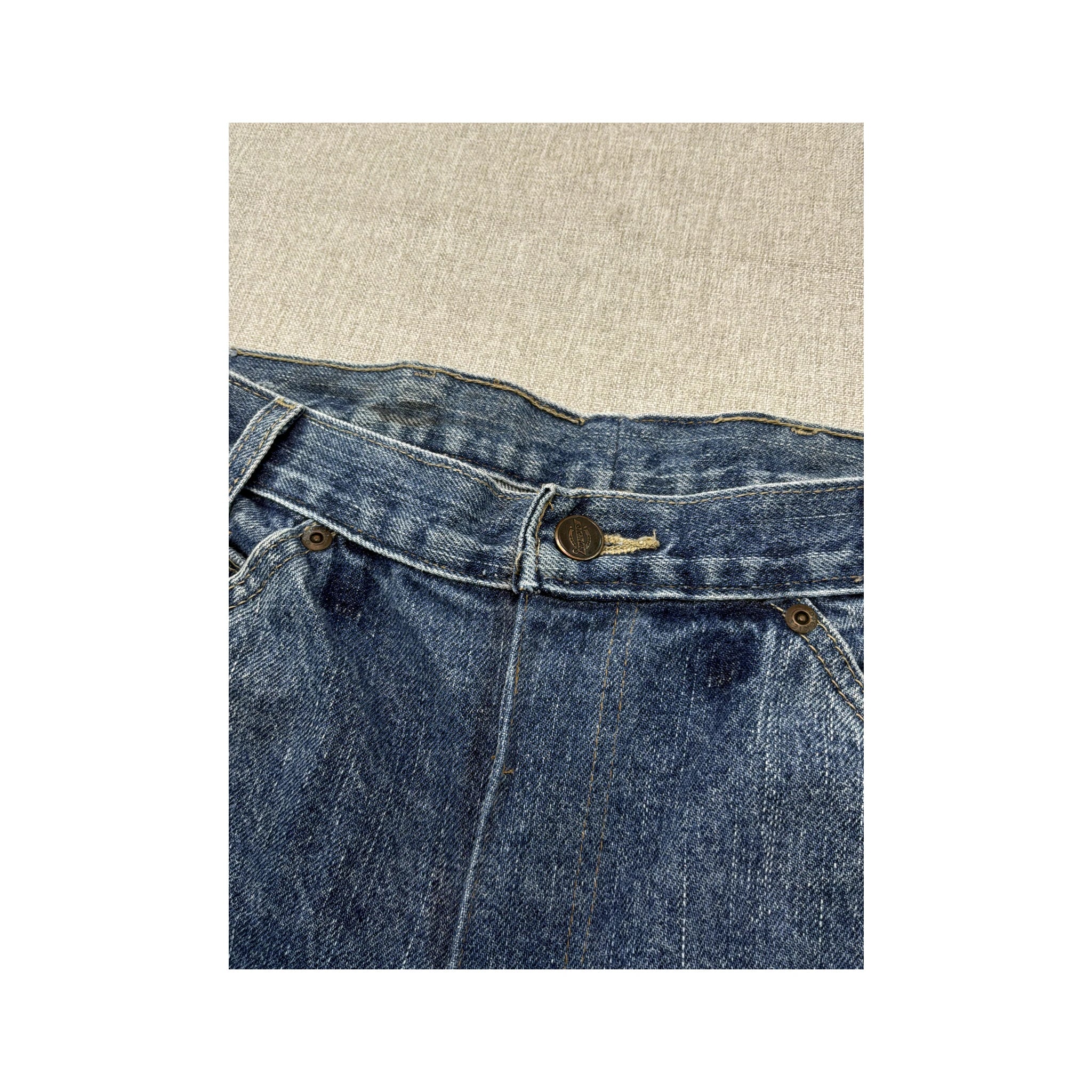 Dickies Vintage Faded Denim Carpenter Pants