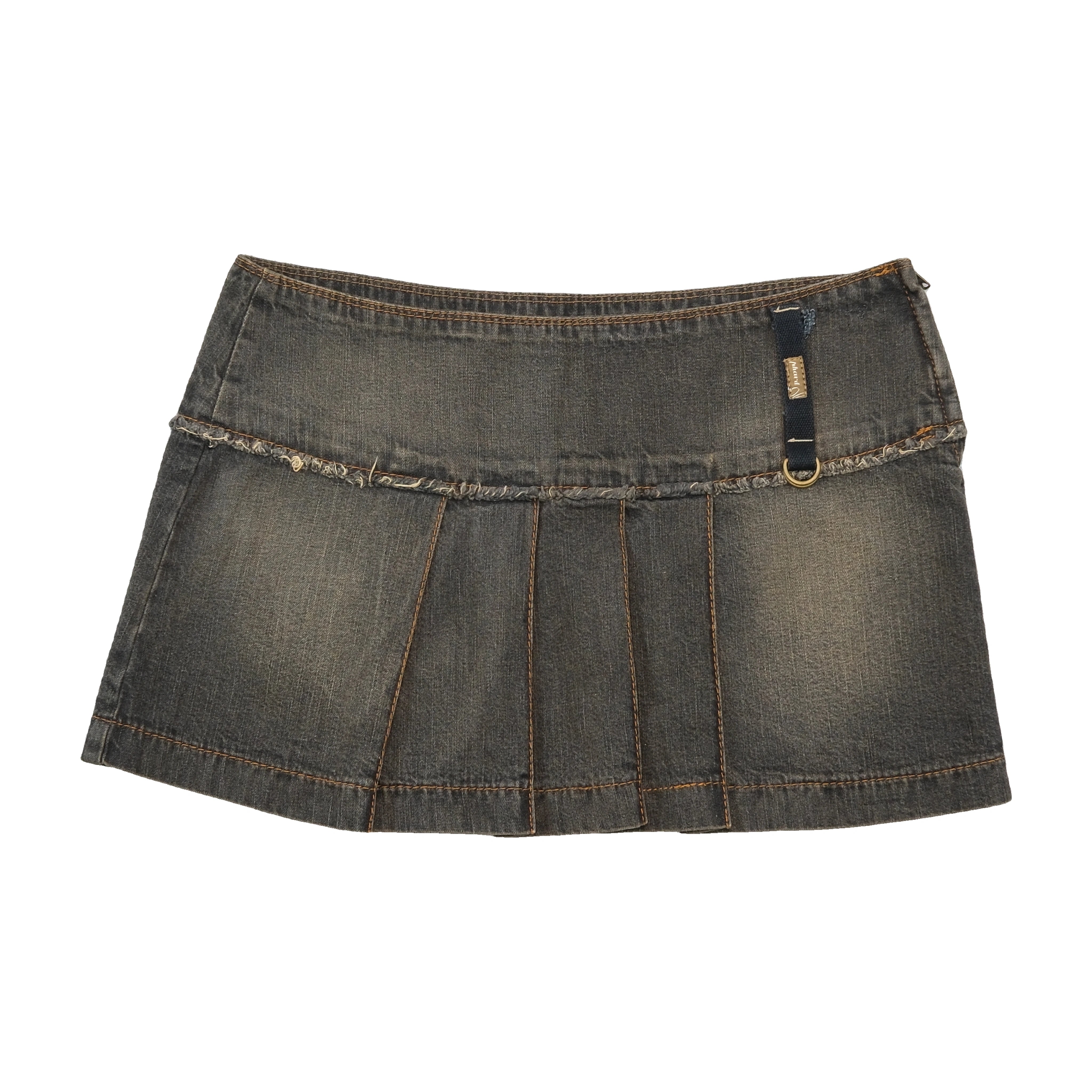 Phard Washed Cotton Denim Mini Skirt
