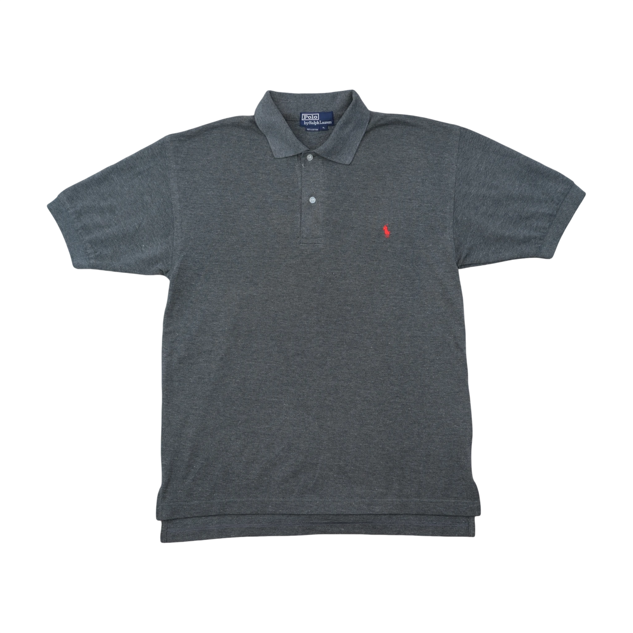 Polo Ralph Lauren Heather Gray Piqué Polo Shirt