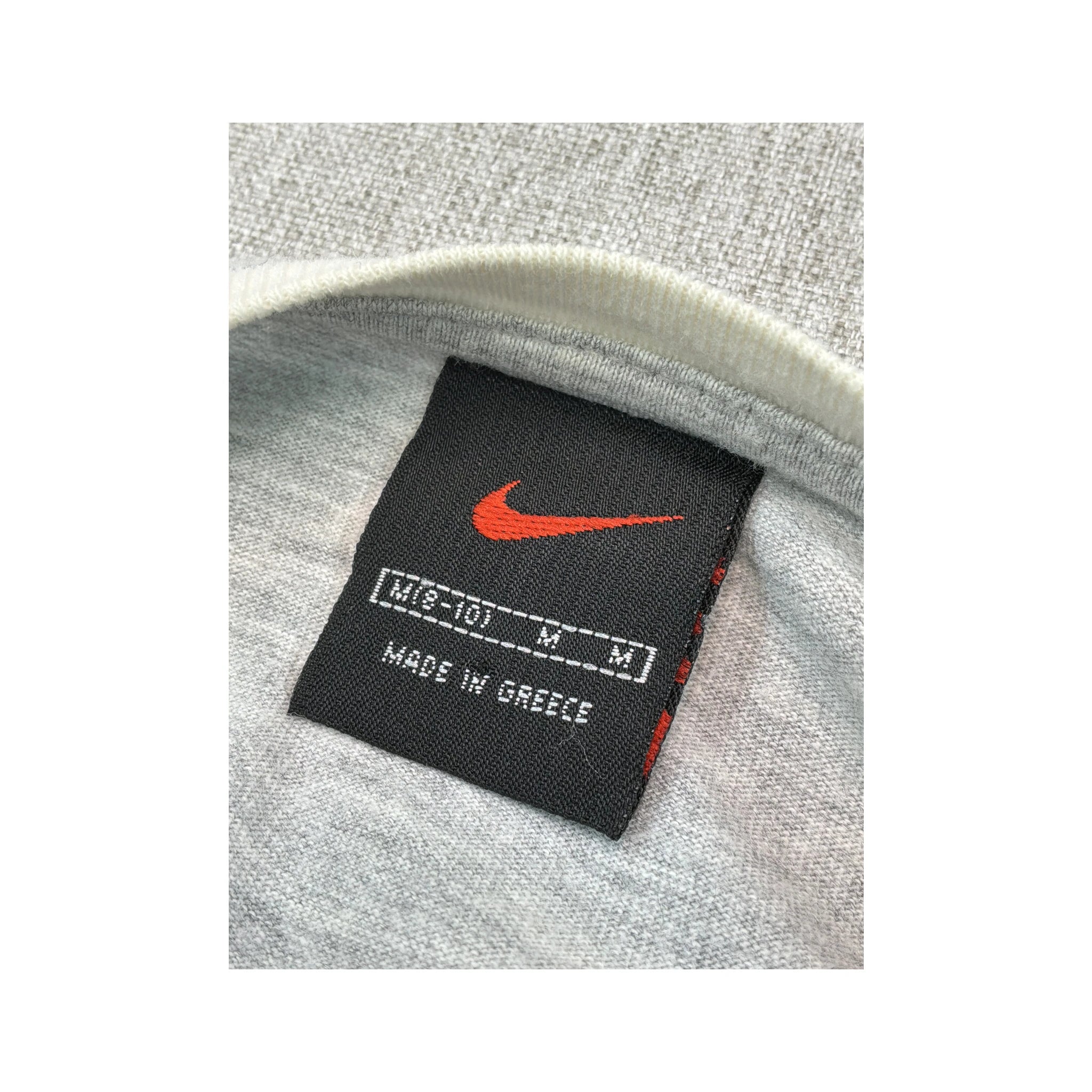 Nike Vintage Gray Long Sleeve V Neck Shirt