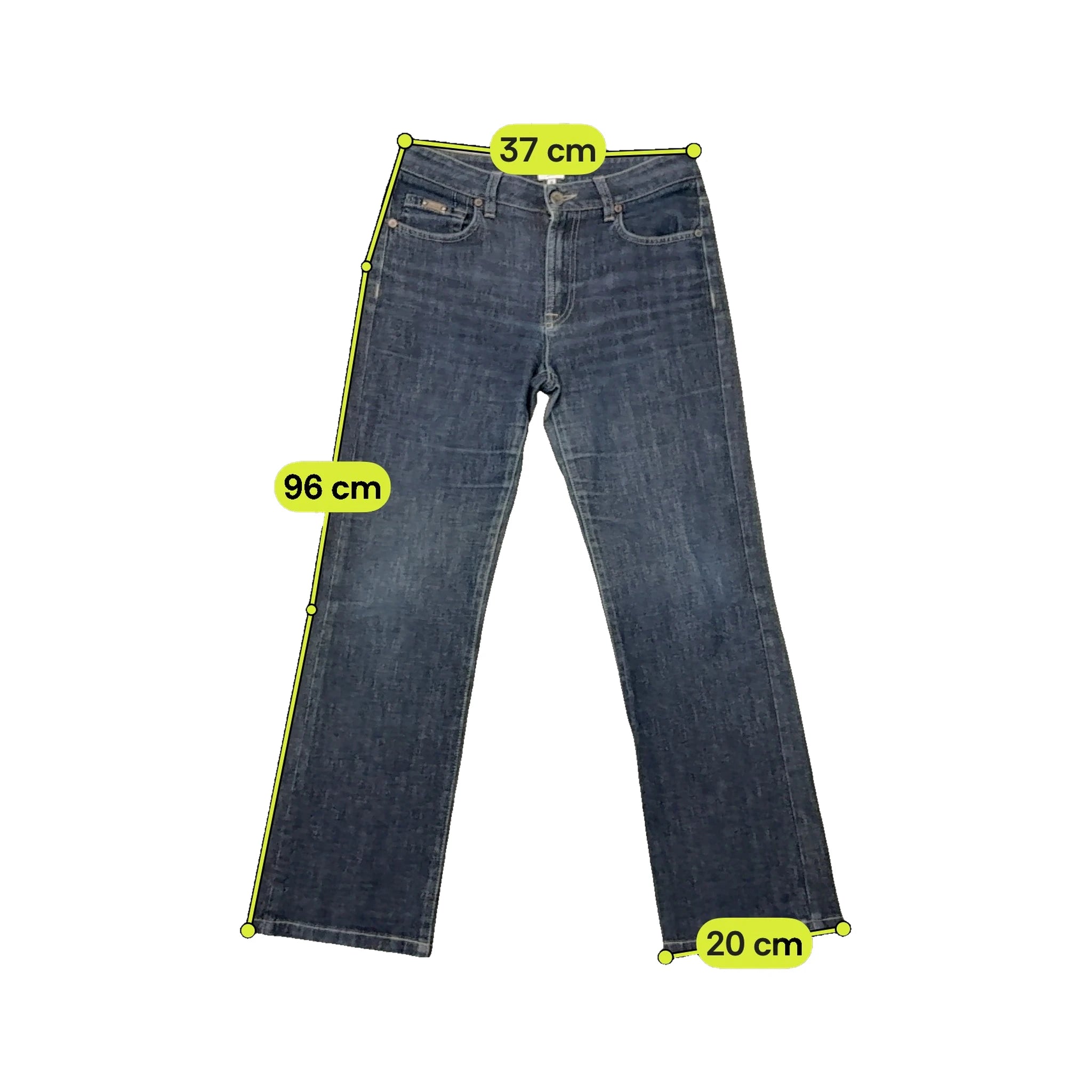Armani Collezioni Dark Wash Straight Leg Jeans