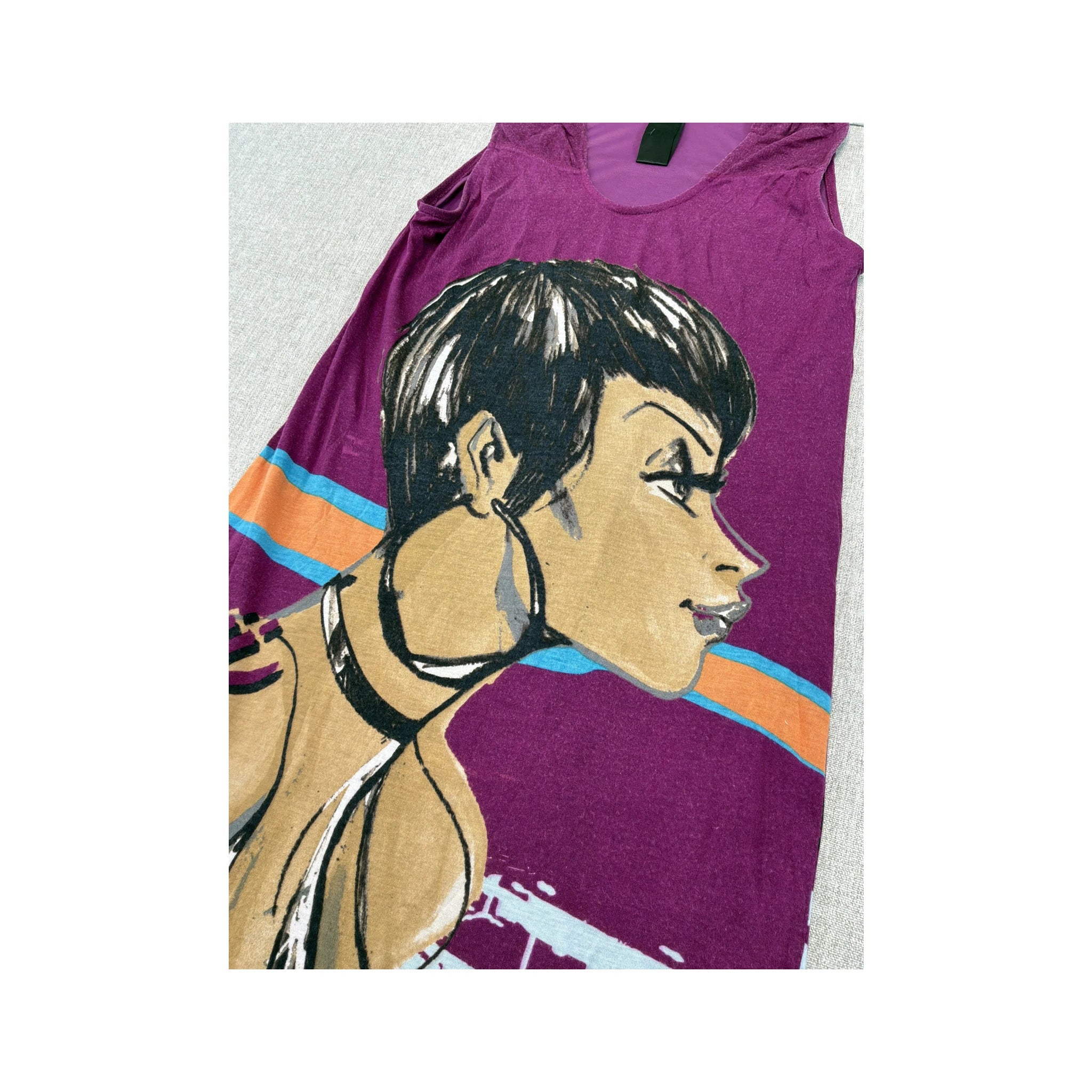 Custo Barcelona Graphic Portrait Dress