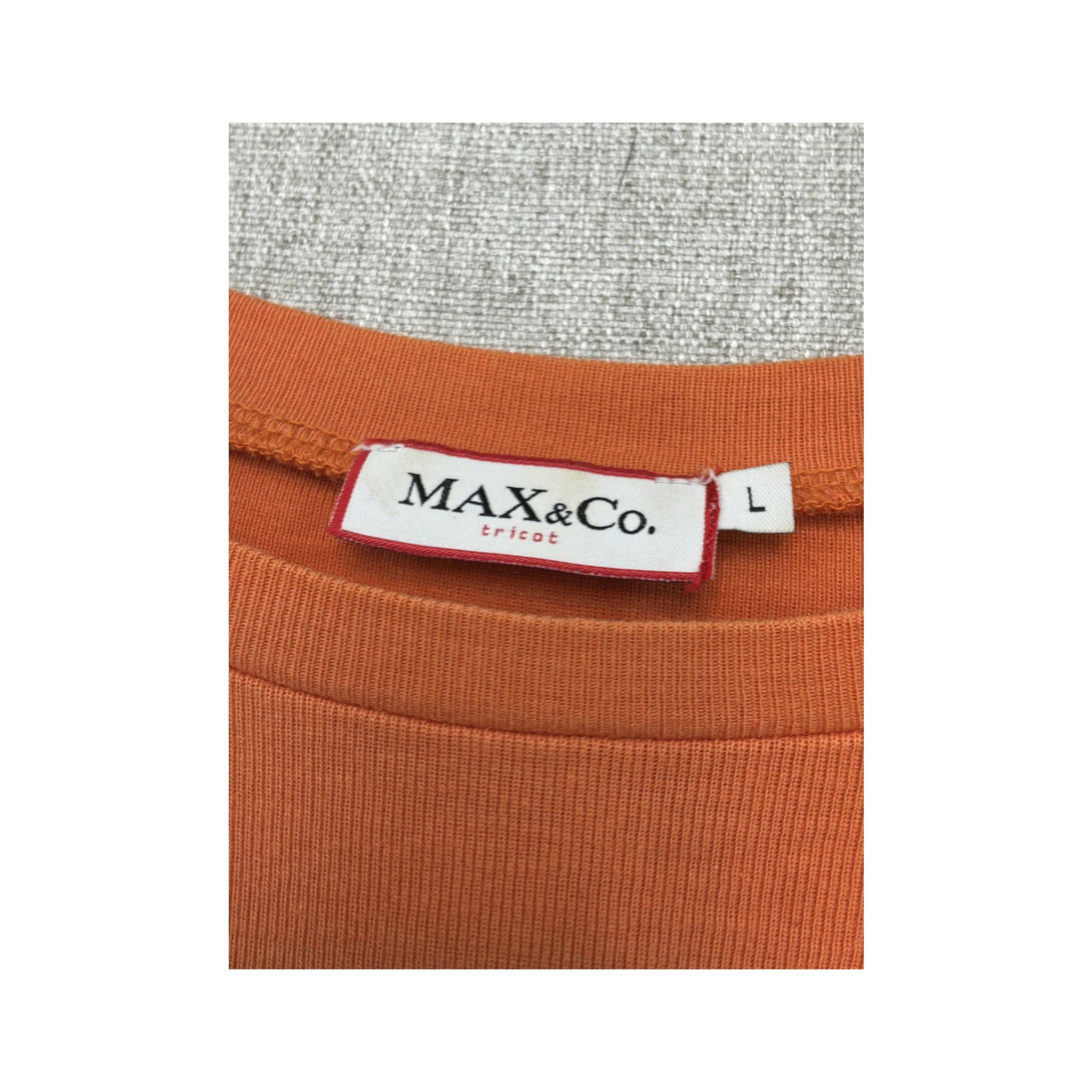 MAX&Co. Graphic Rhinestone Cotton T-shirt