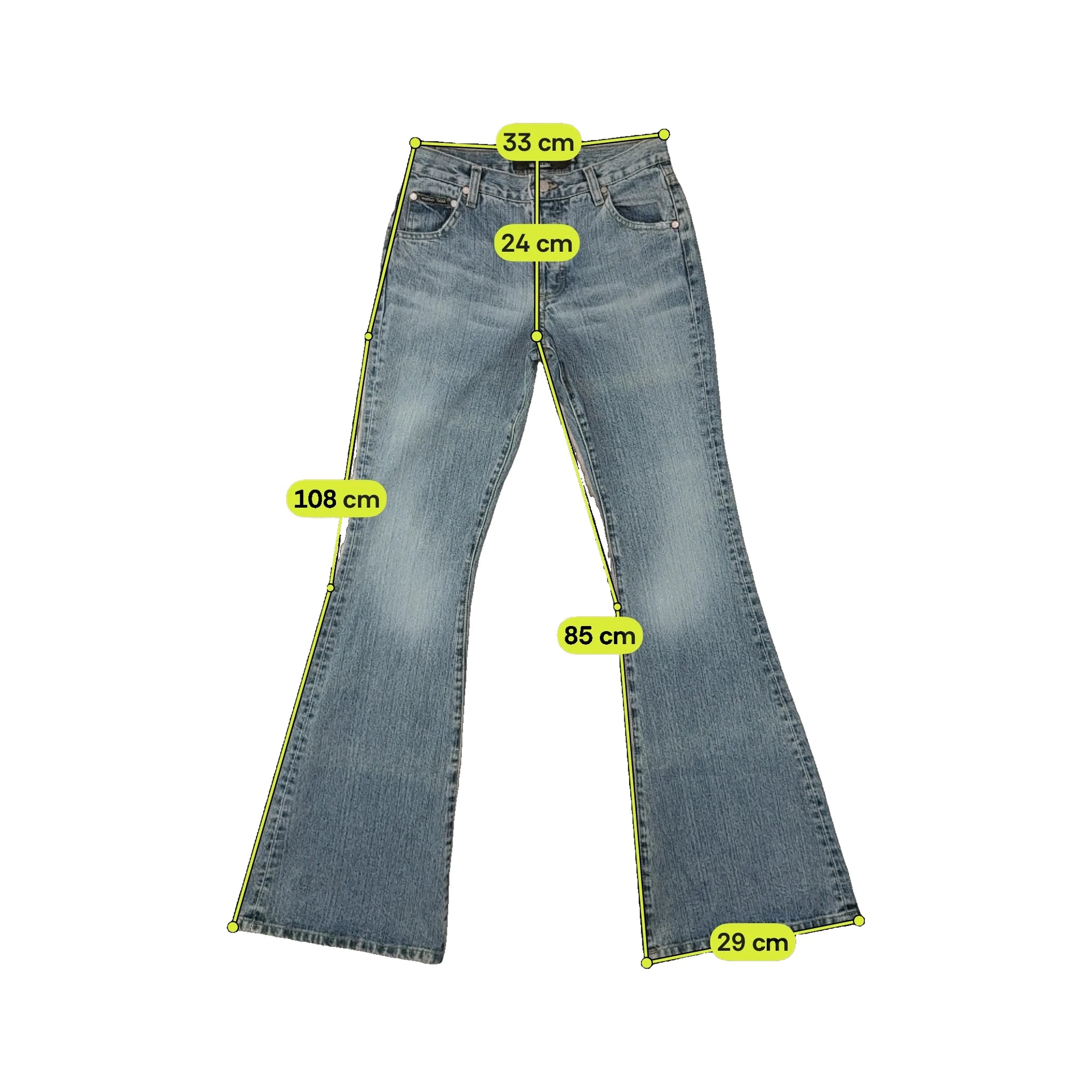 Americo Tavar Light Wash Flared Jeans