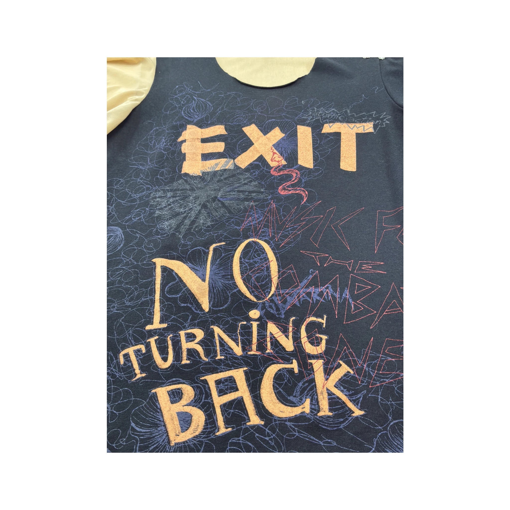 T-shirt Fornarina de Manga Esvoaçante com estampado gráfico