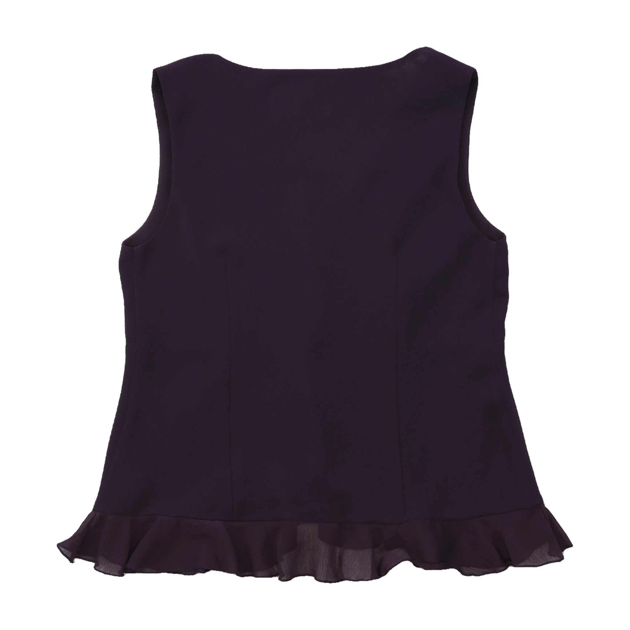 Blusa Roman Originals com decote em V e Folhos em Cascata