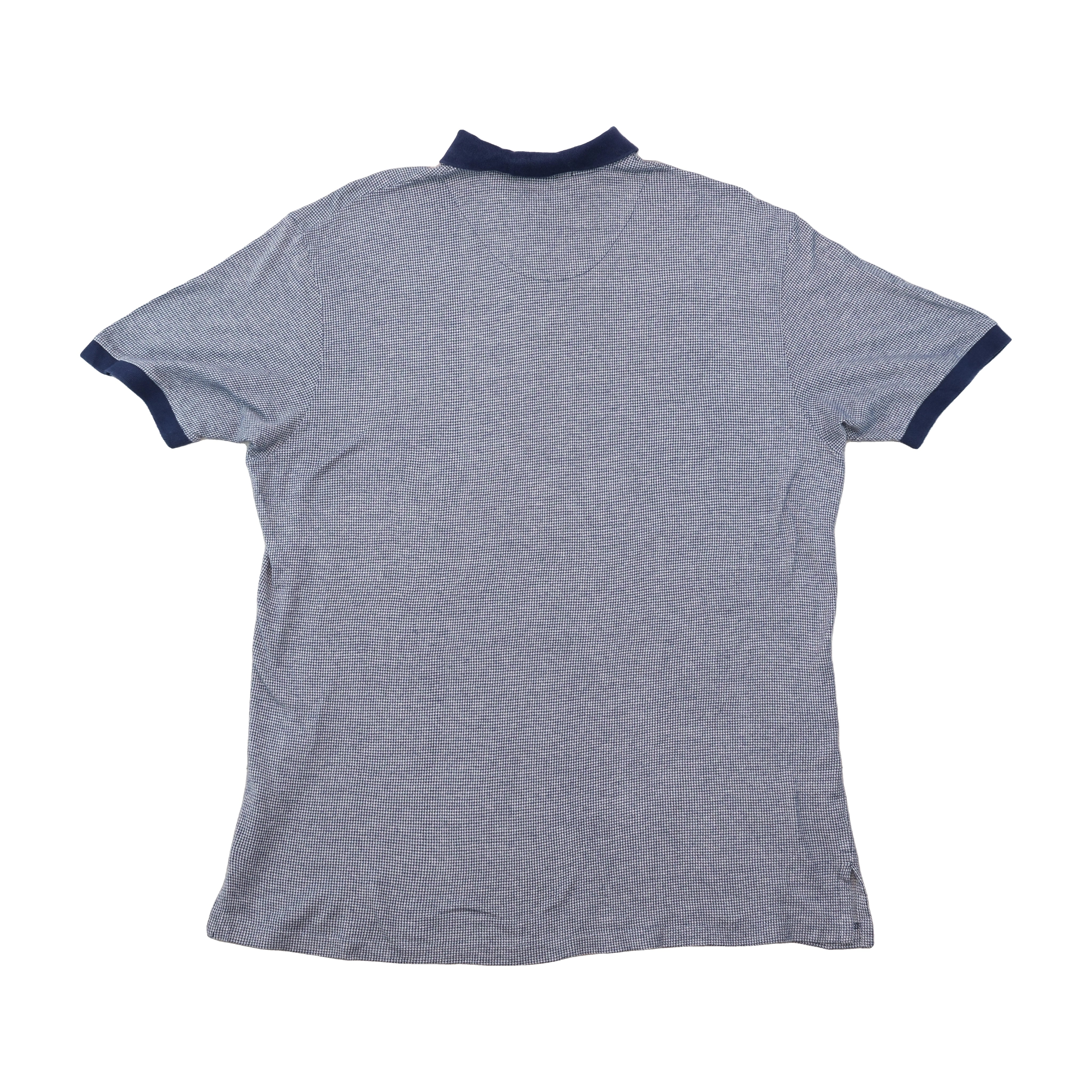 Polo Lauren Ralph Lauren vintage em algodão com Micro xadrez