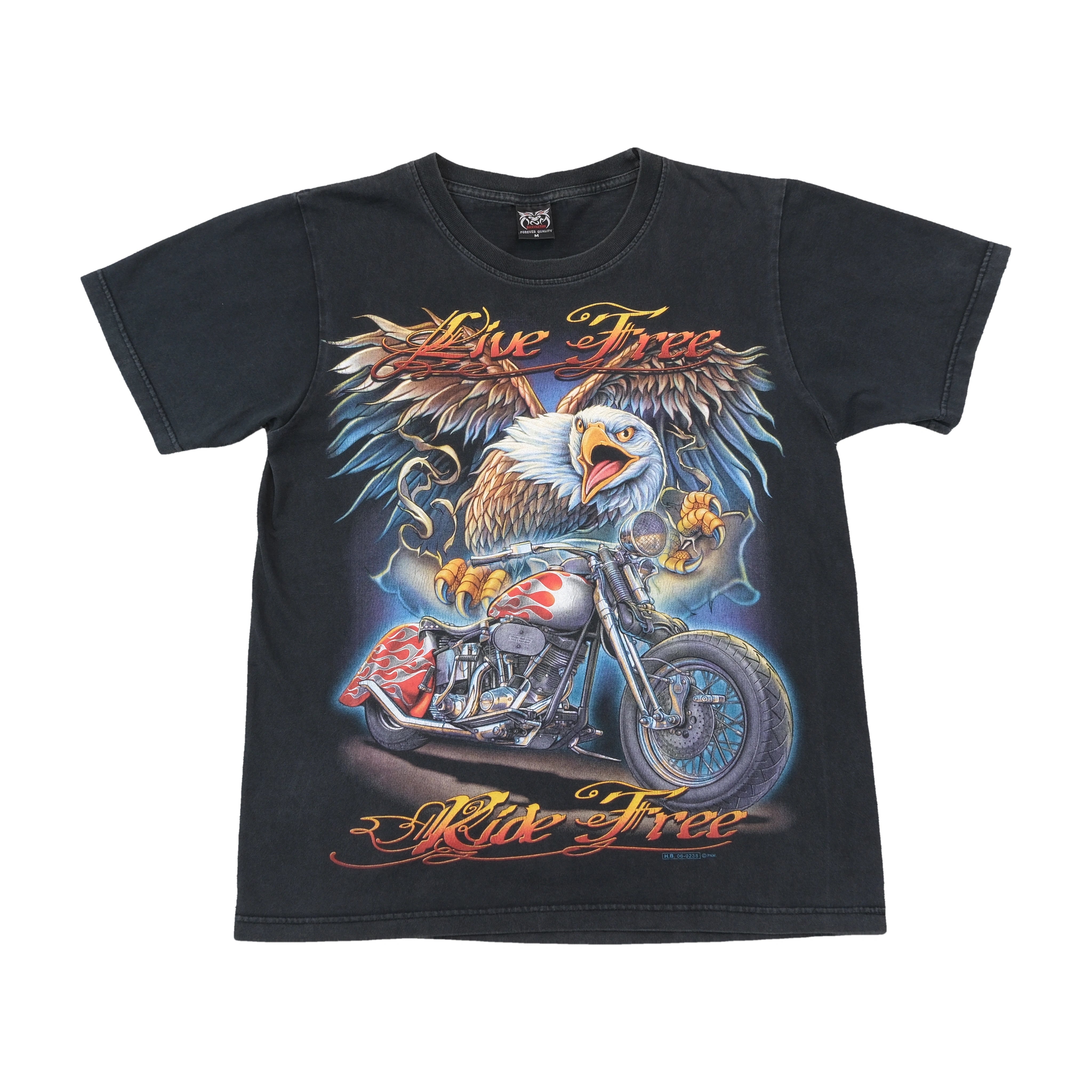 T-shirt Rock Chang com estampado de Águia e Mota