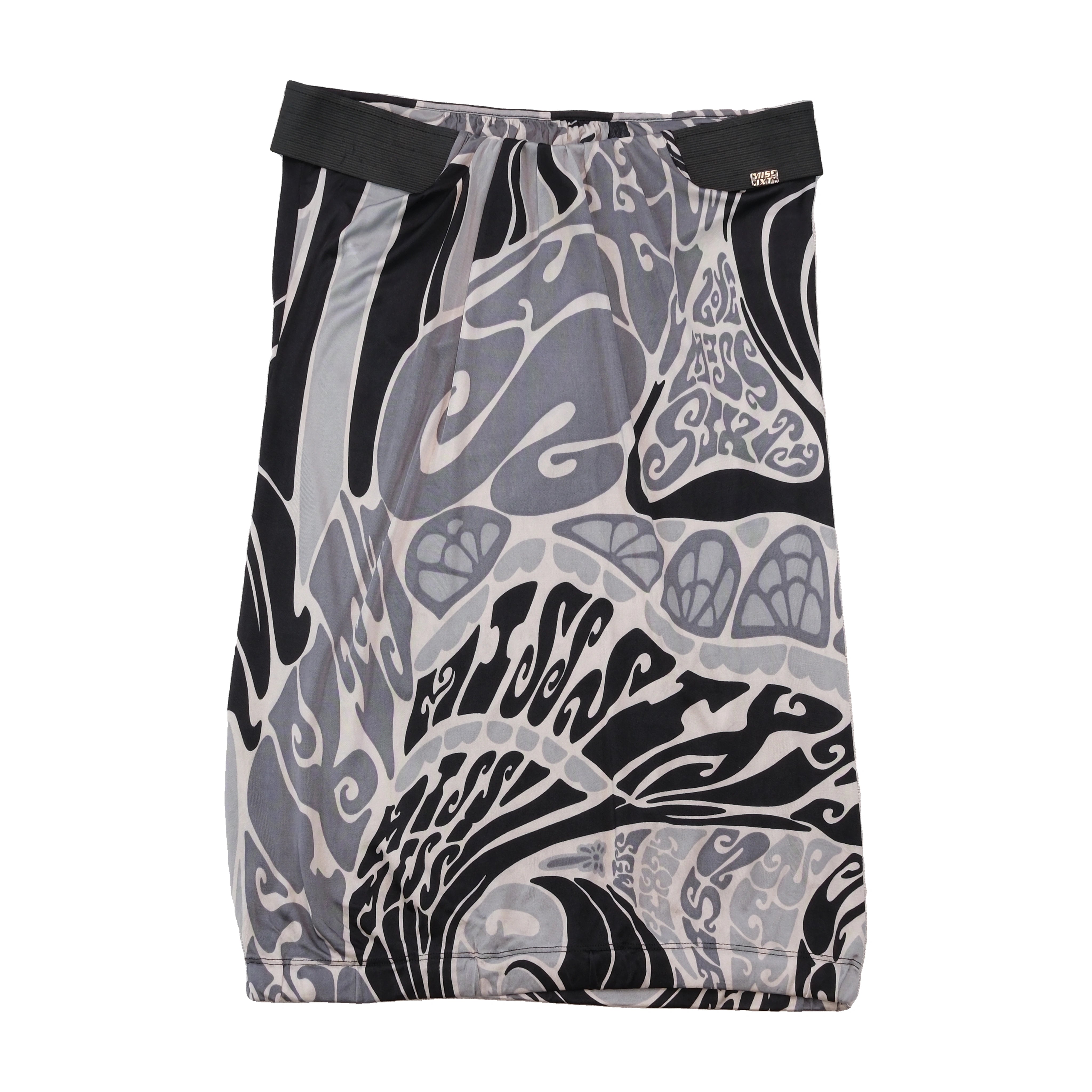 Miss Sixty Abstract Print Viscose Skirt (Repriced)